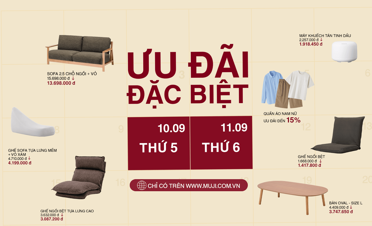 Ưu Đãi Thứ 5 & Thứ 6 Hàng Tuần