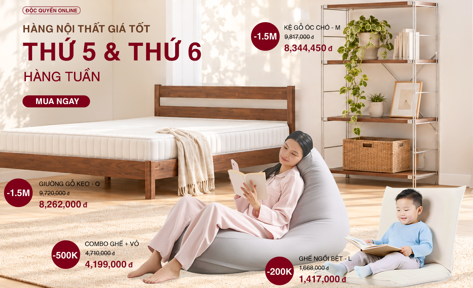 Ưu Đãi Thứ 5 & Thứ 6 Hàng Tuần