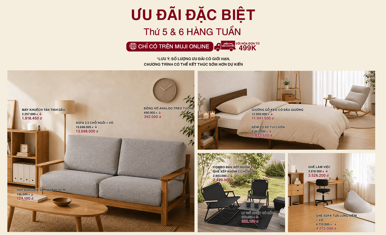 Ưu Đãi Thứ 5 & Thứ 6 Hàng Tuần
