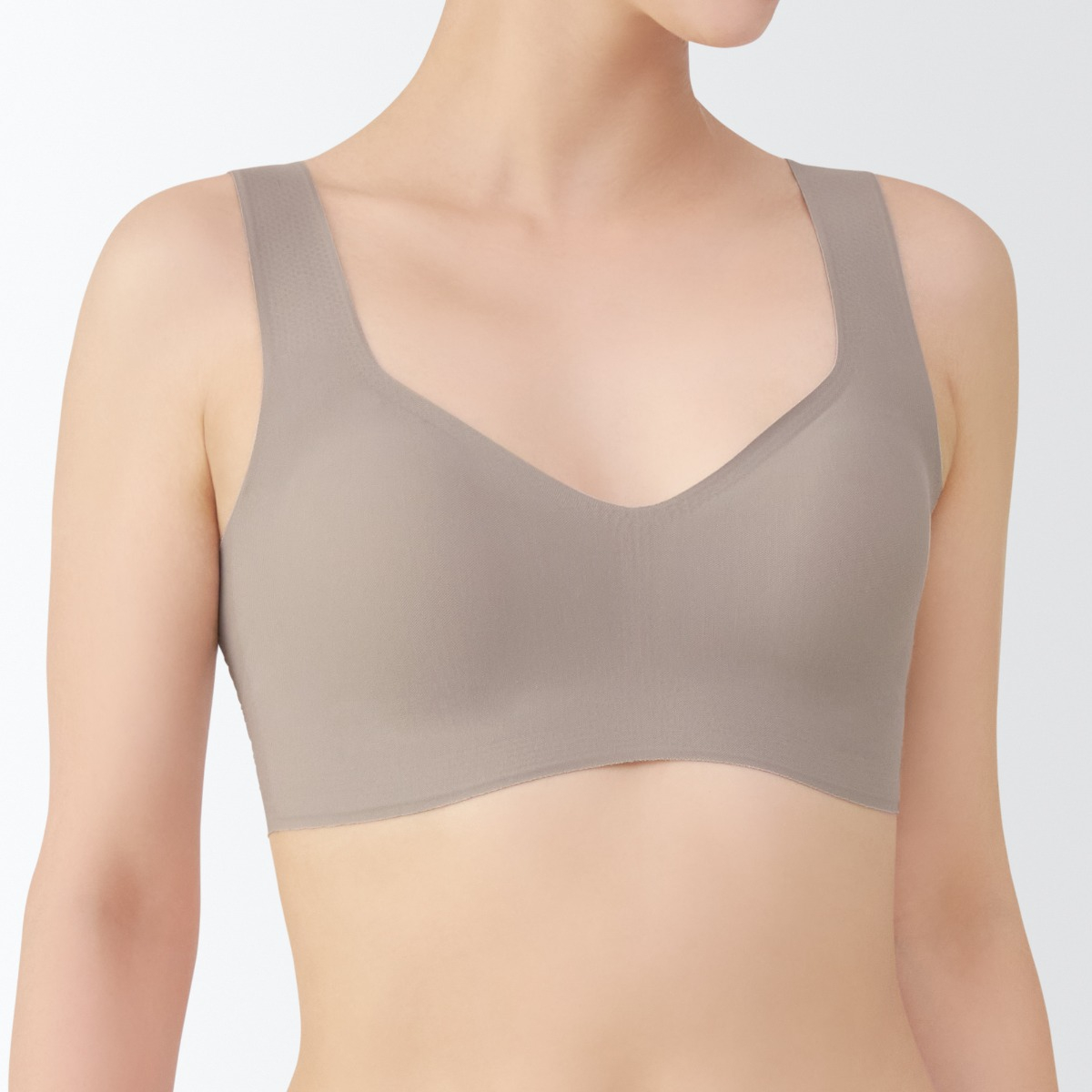 MUJI Áo Ngực Half-top Không Đường May