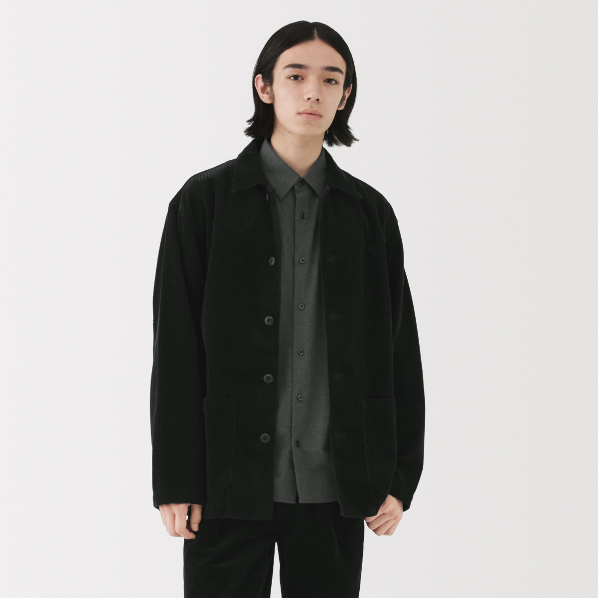MUJI M'S Kapok Blended Corduroy Jacket