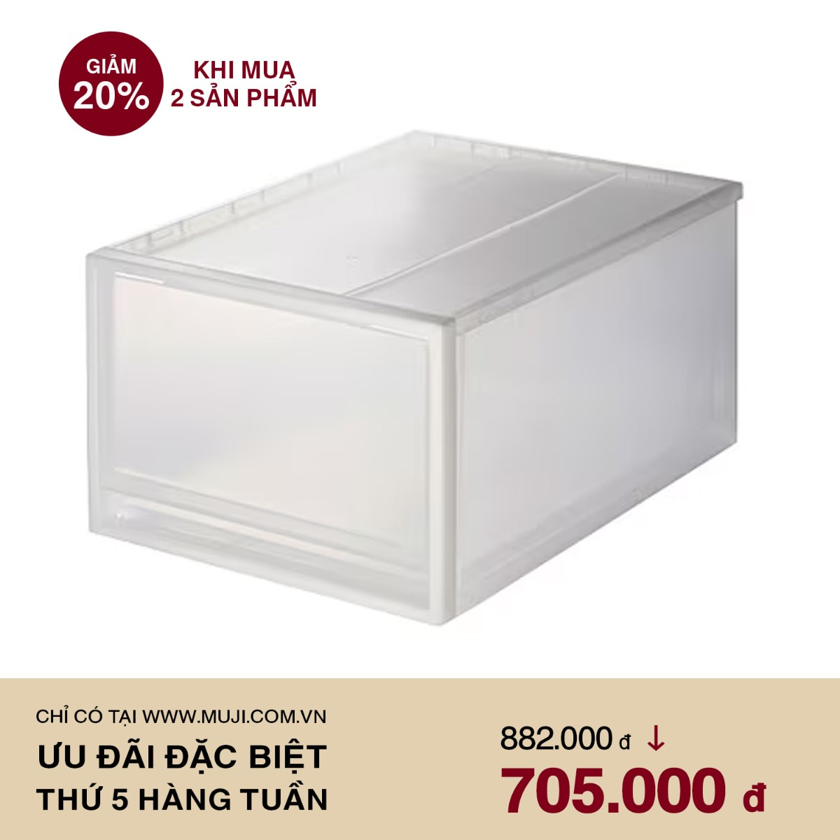 Hộp Lưu Trữ Nhựa - M