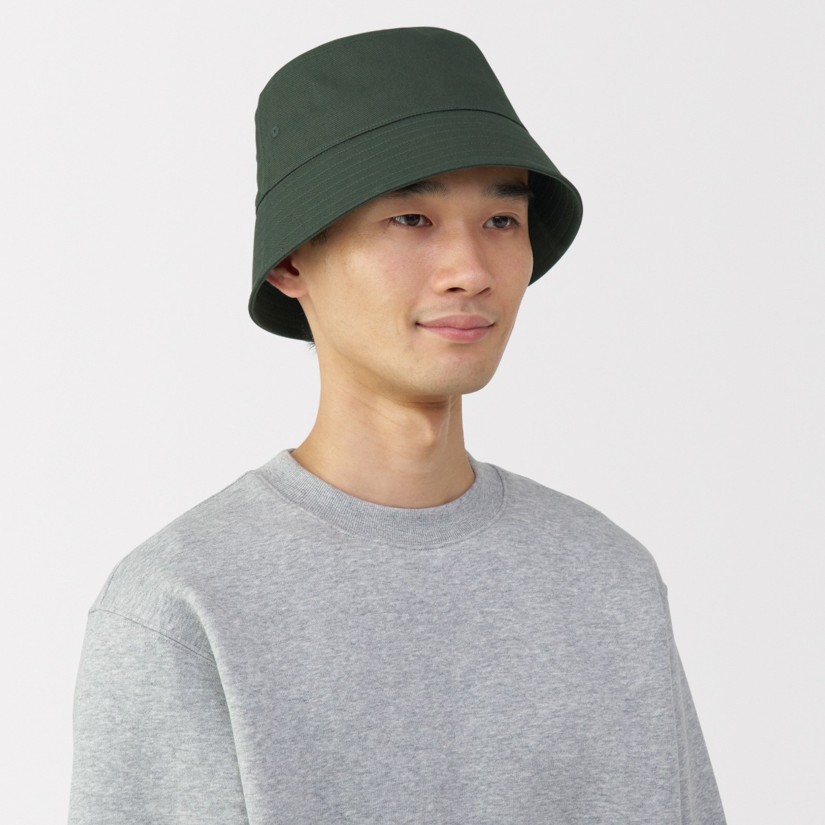 MUJI Mũ Bucket Cotton Twill Chống Uv