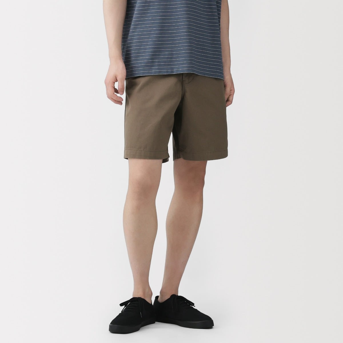 MUJI Quần Short Nam Vải Chino
