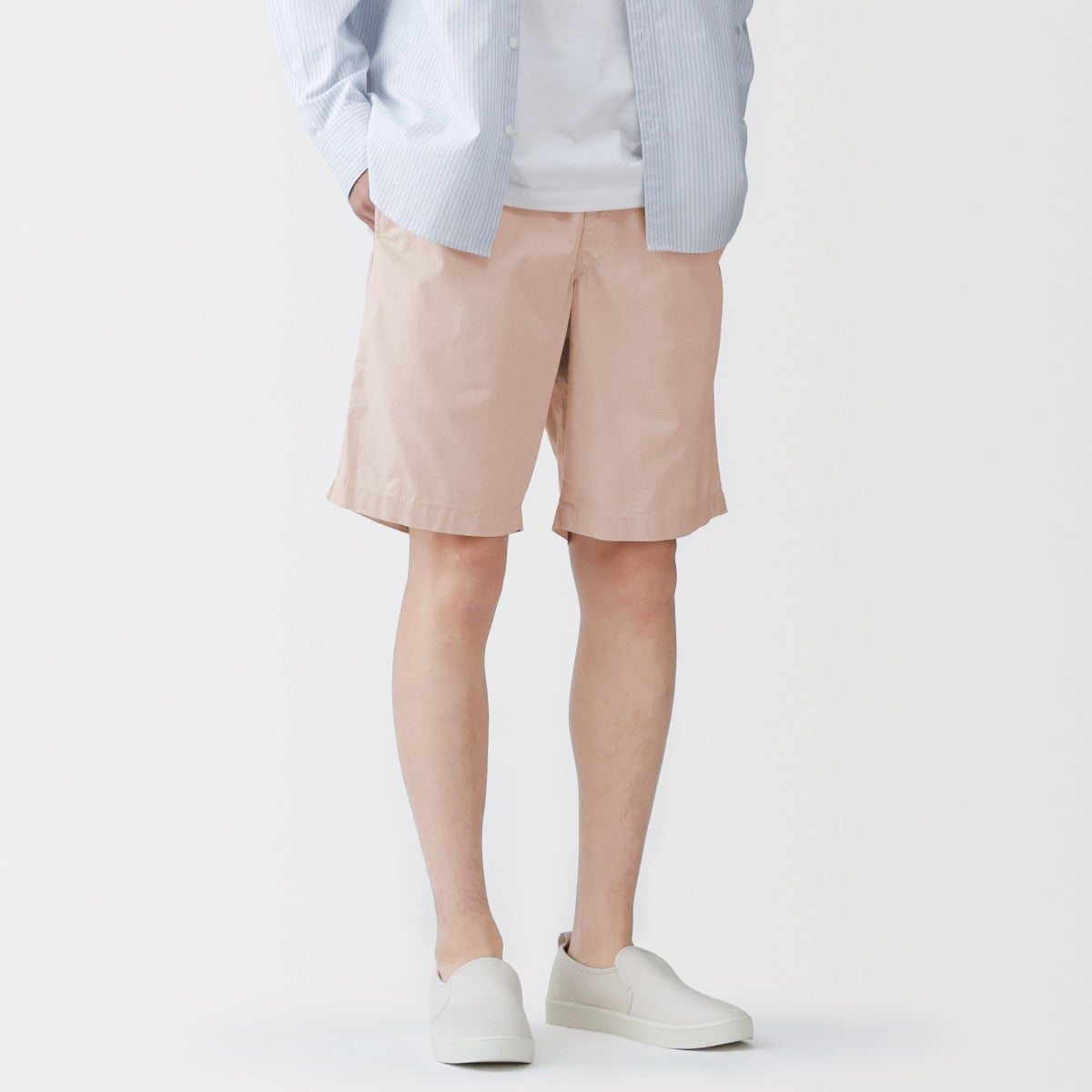 MUJI Quần Short Nam Vải Broadcloth