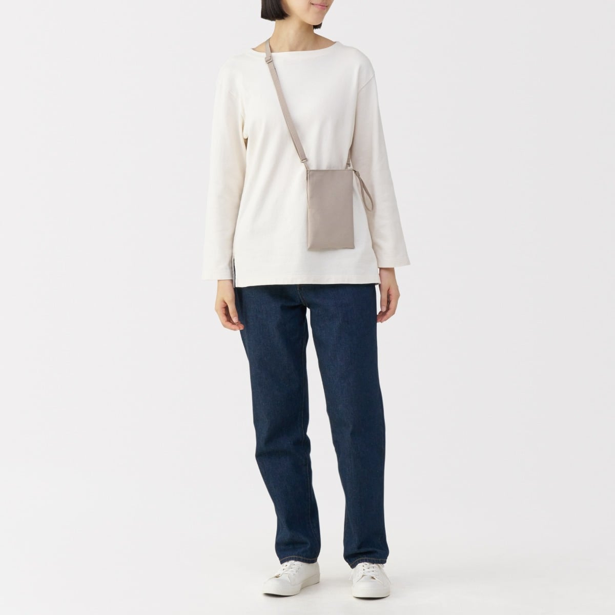 MUJI Túi Đeo Mini Chống Thấm Nước Làm Từ Sợi Tái Chế