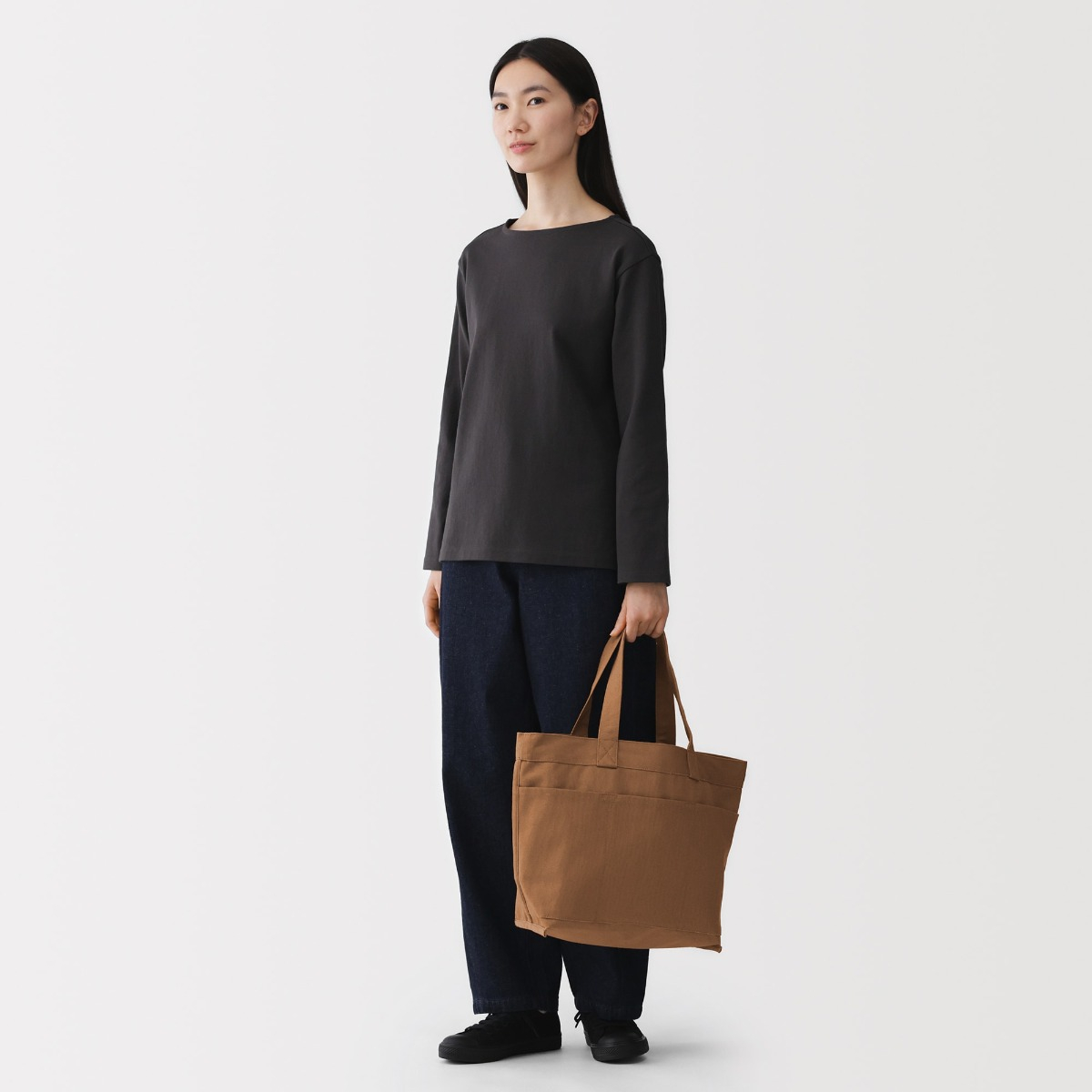 MUJI Canvas Wide Tote Bag