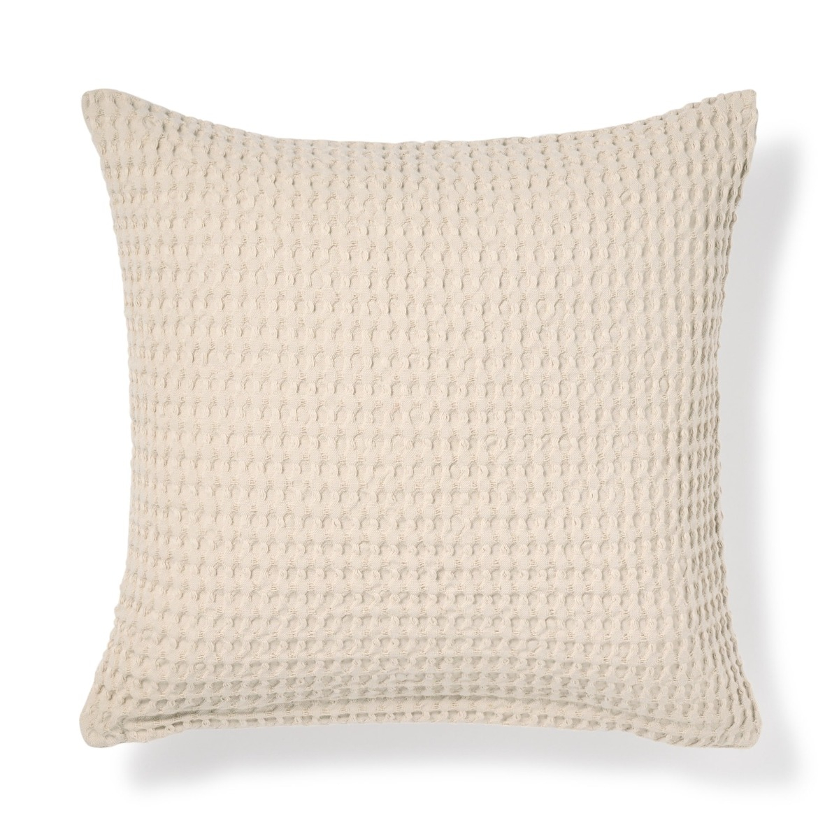 MUJI Washed Cotton Waffle Weave Cushion Cover