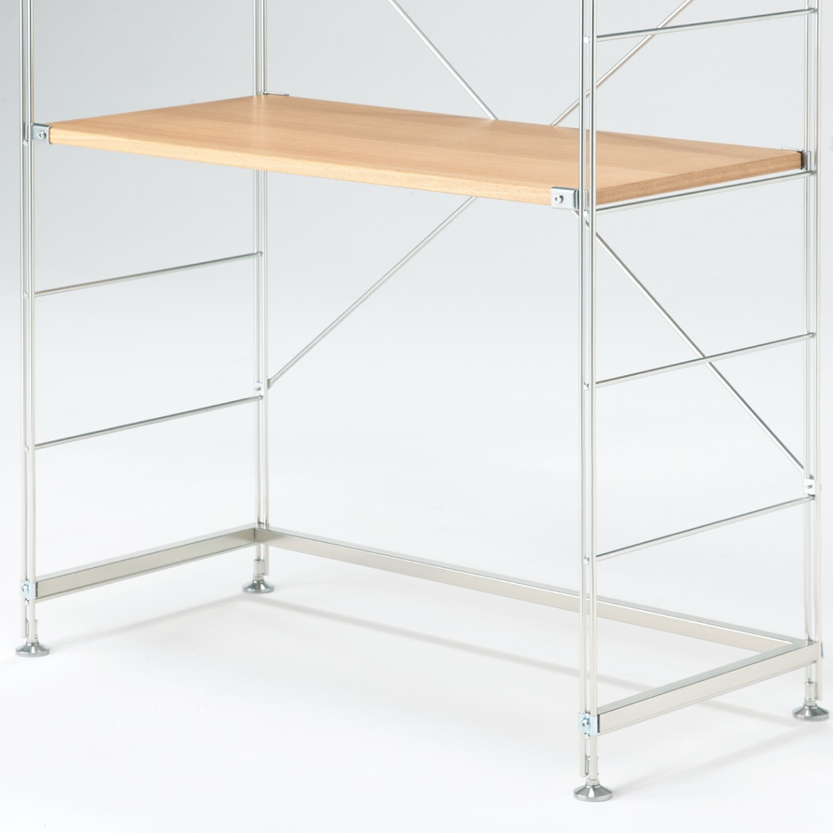 MUJI Mâm Kệ Inox W84cm (Phần Gia Cố)