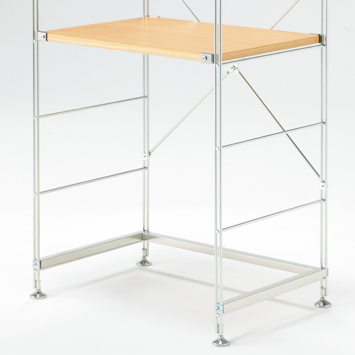 MUJI Mâm Kệ Inox W56cm (Phần Gia Cố)