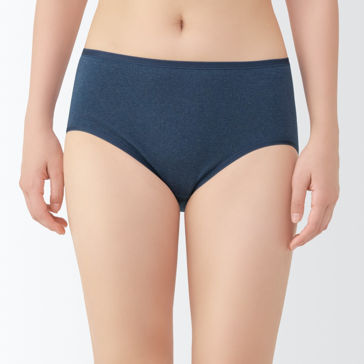 MUJI Quần Lót Cạp Cao Cotton