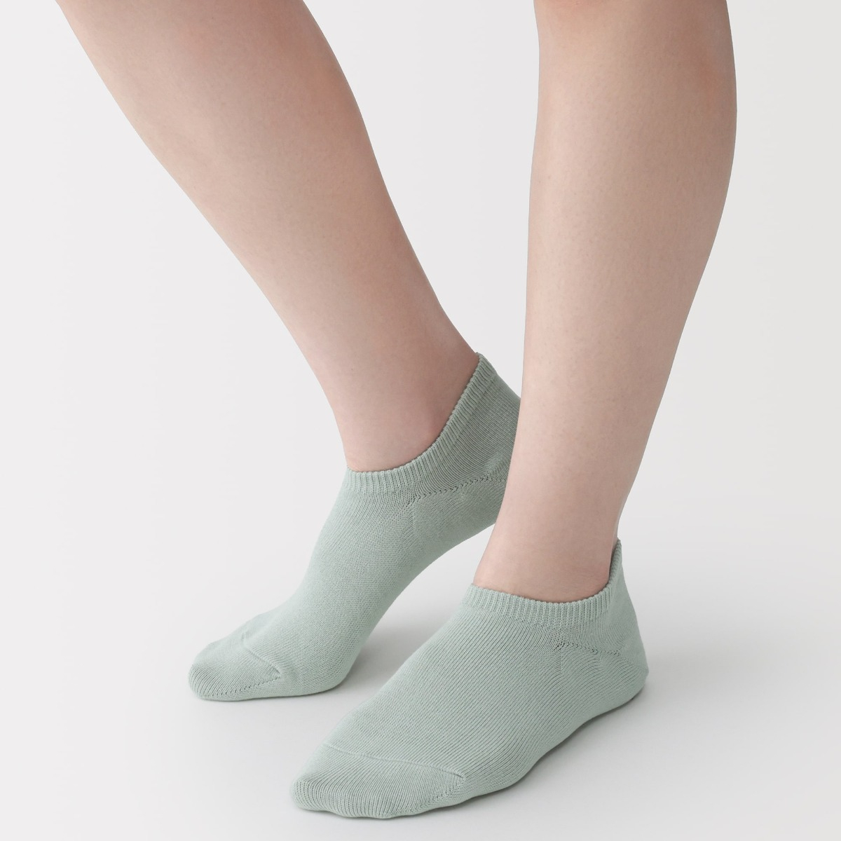 MUJI Tât Nữ Tới Mắt Cá Ôm 90 Độ