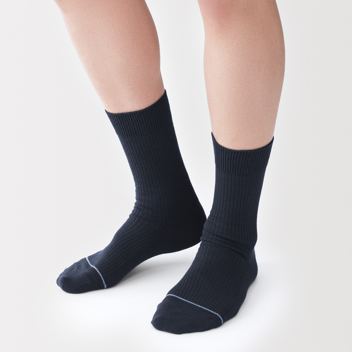 MUJI Tất Ôm 90 Độ Thấm Hút Mồ Hôi