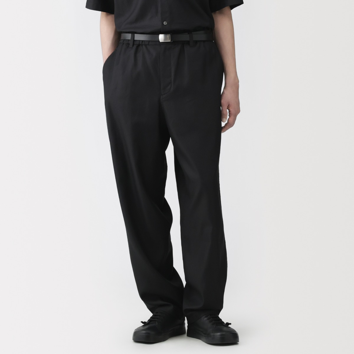 MUJI Labo Quần Nam Pha Sợi Washi Dệt Dobby