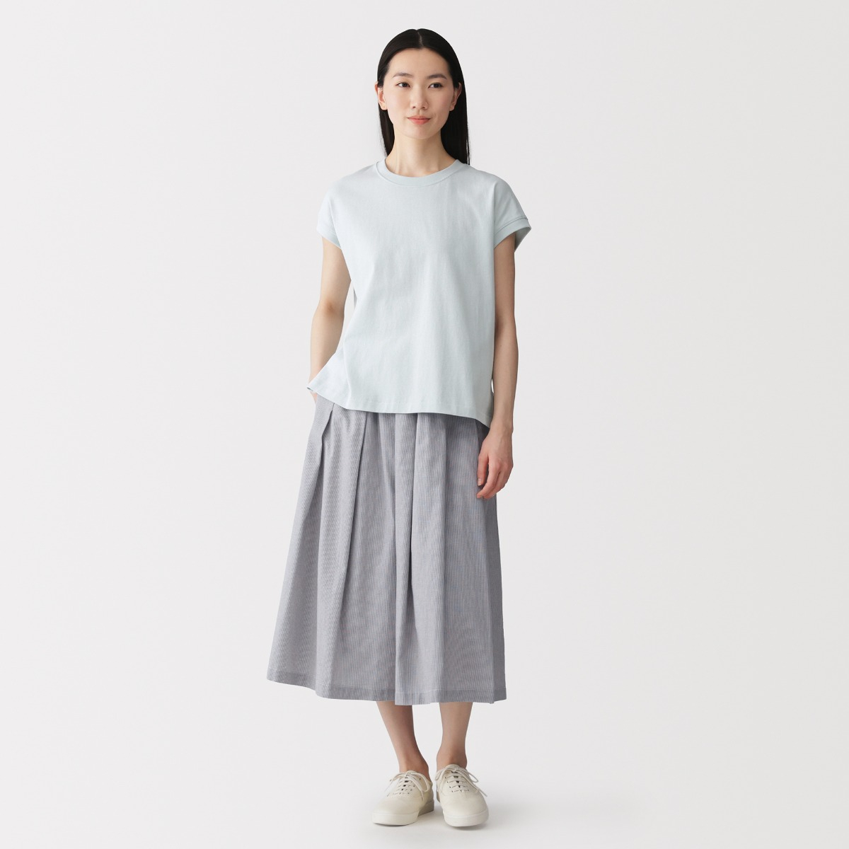 MUJI Chân Váy Vải Cool Touch