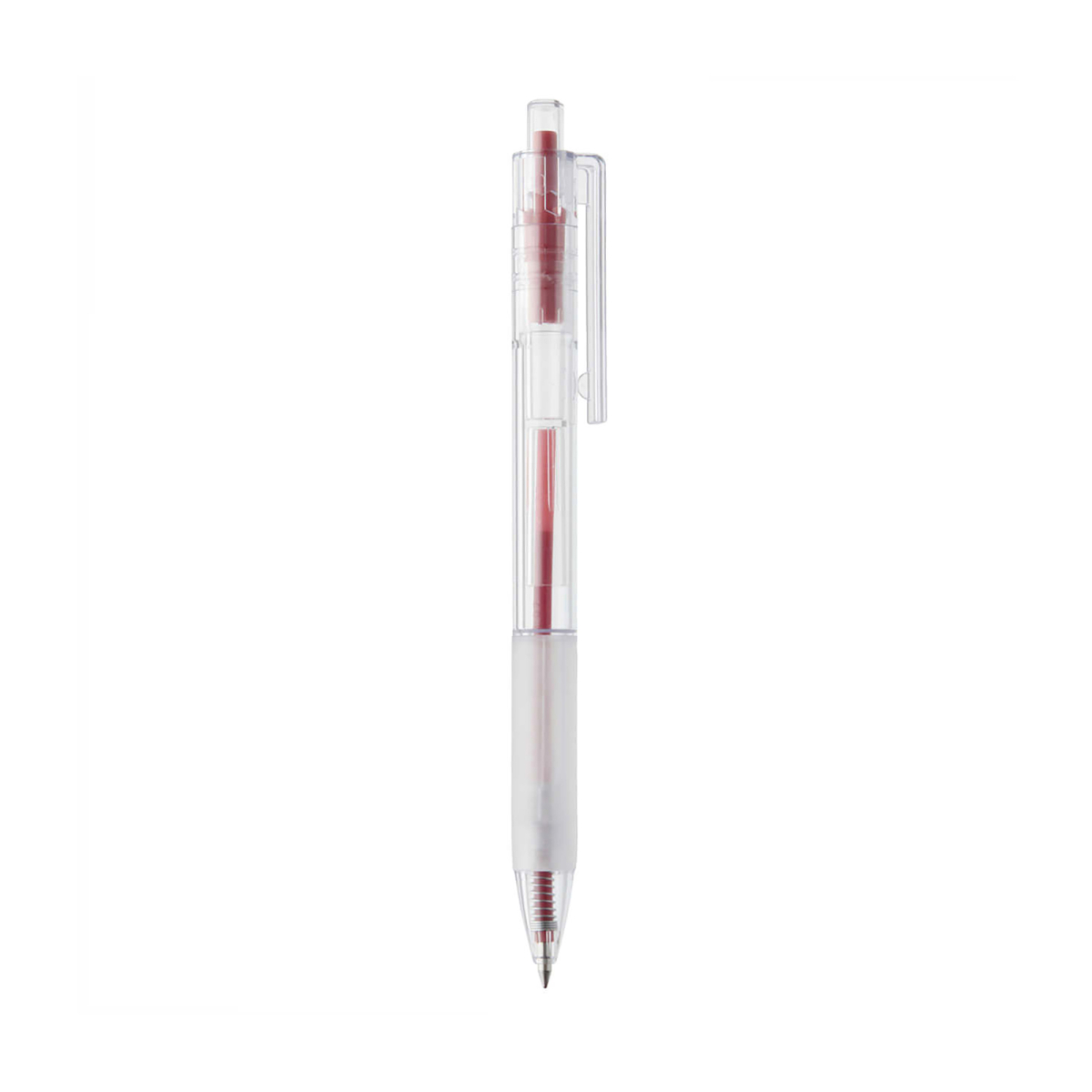 Bút Bi Polycarbonate 0.7mm - Đỏ MUJI