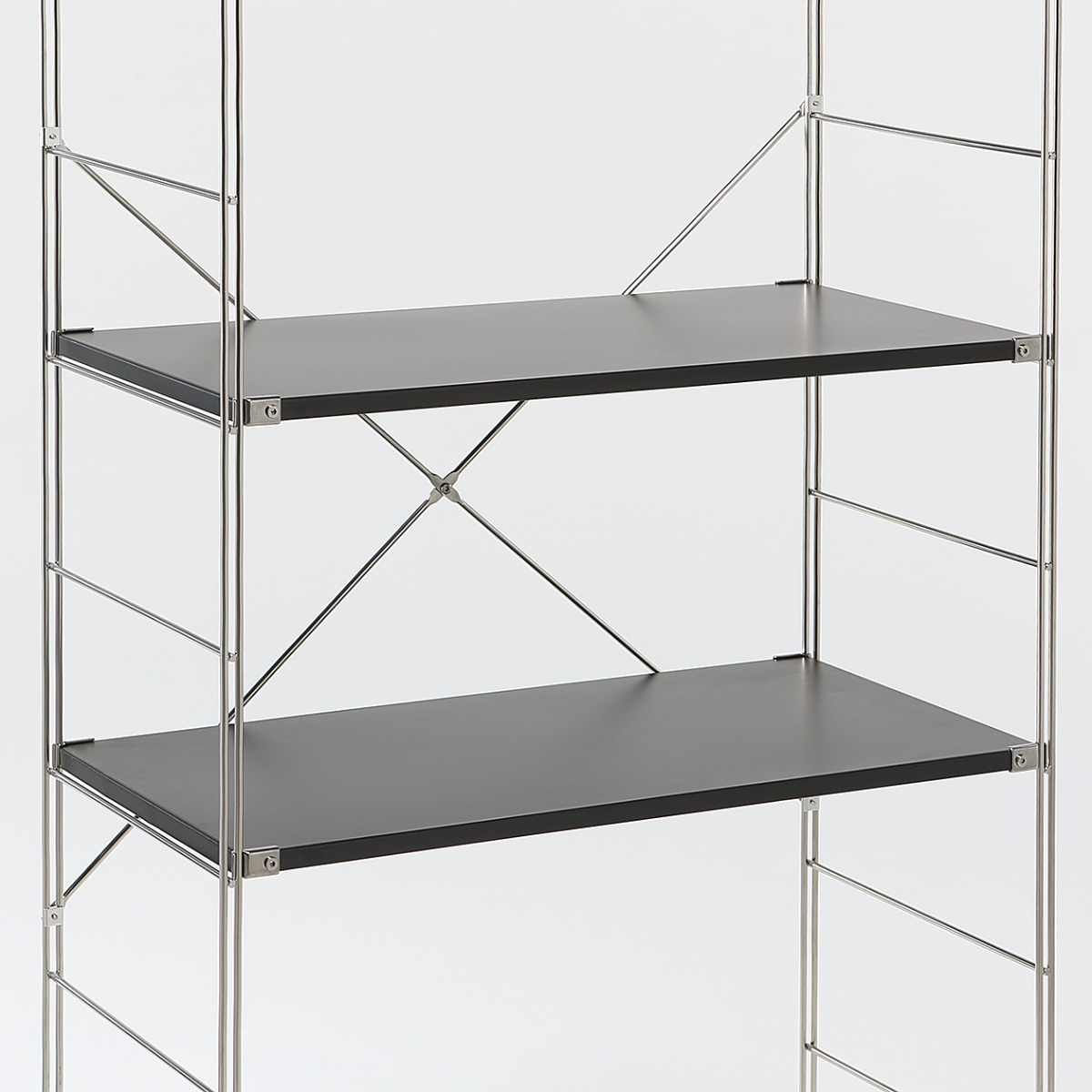 MUJI Stainless Unit Shelf / Additional Shelf / Dark Grey