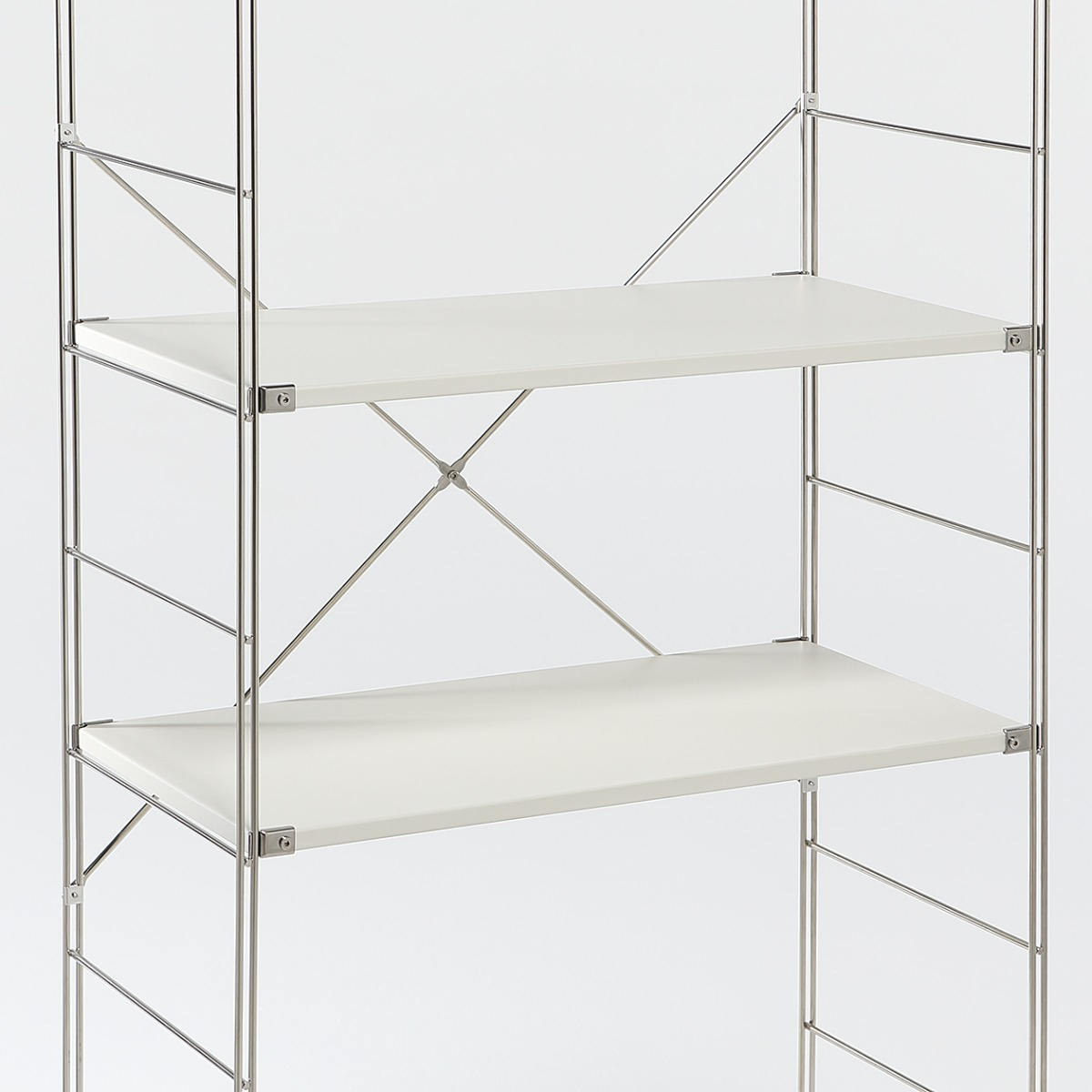 MUJI Mâm Kệ Inox W84cm - Xám Nhạt (Bổ Sung)