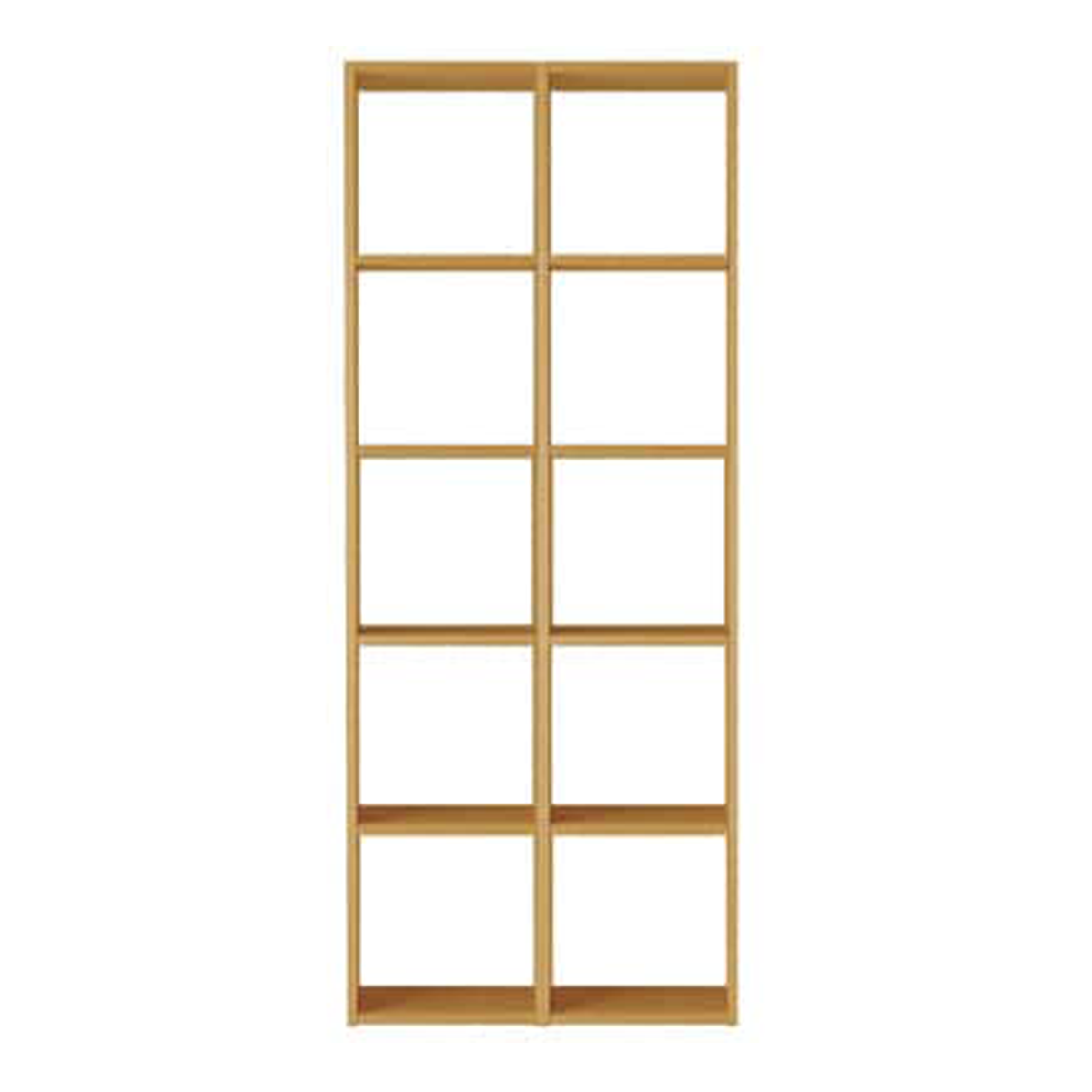 MUJI Kệ Xếp Chồng Gỗ Sồi - 5 Tầng 2 Ngăn