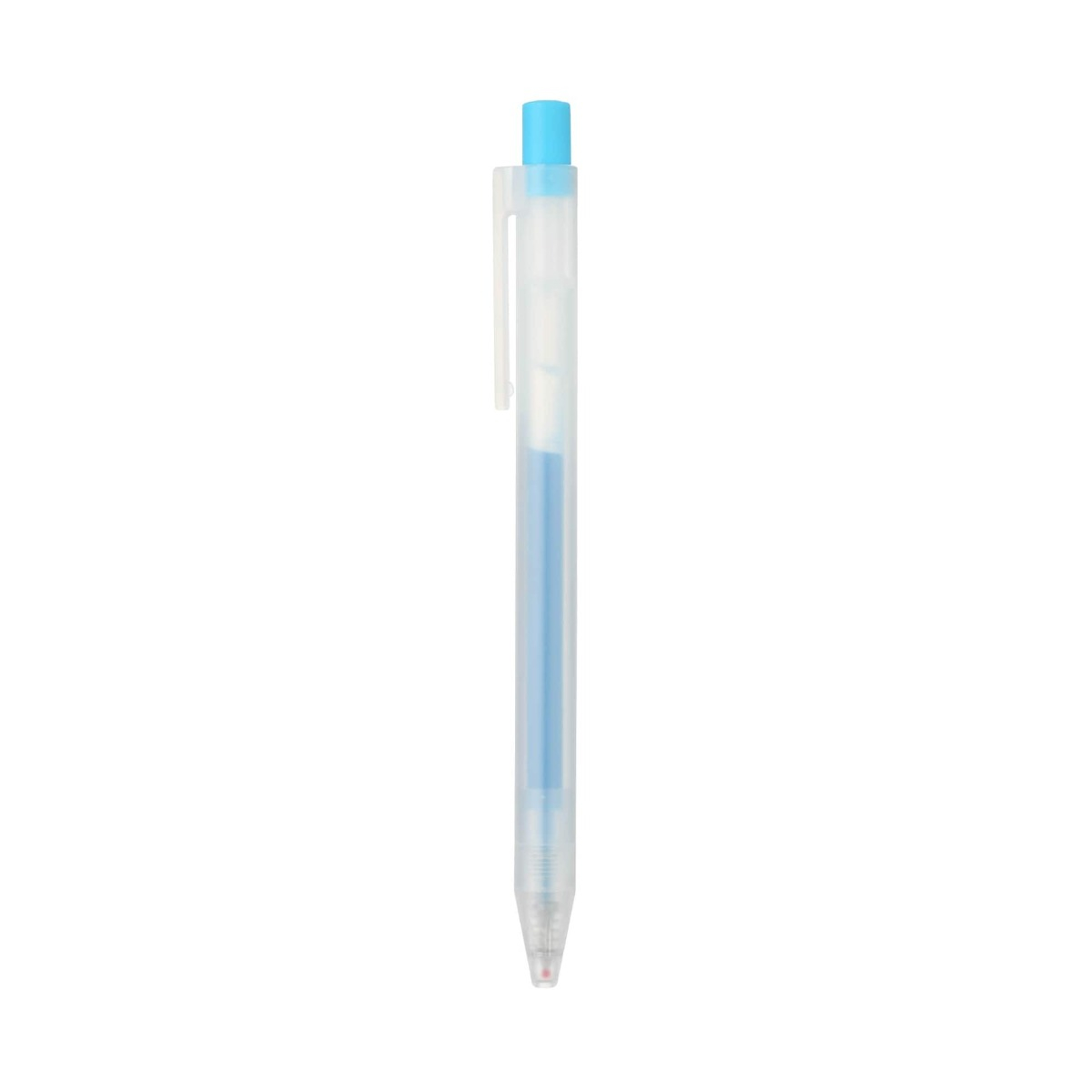 Bút Bi Bấm 0.5mm - Xanh Dương Nhạt MUJI