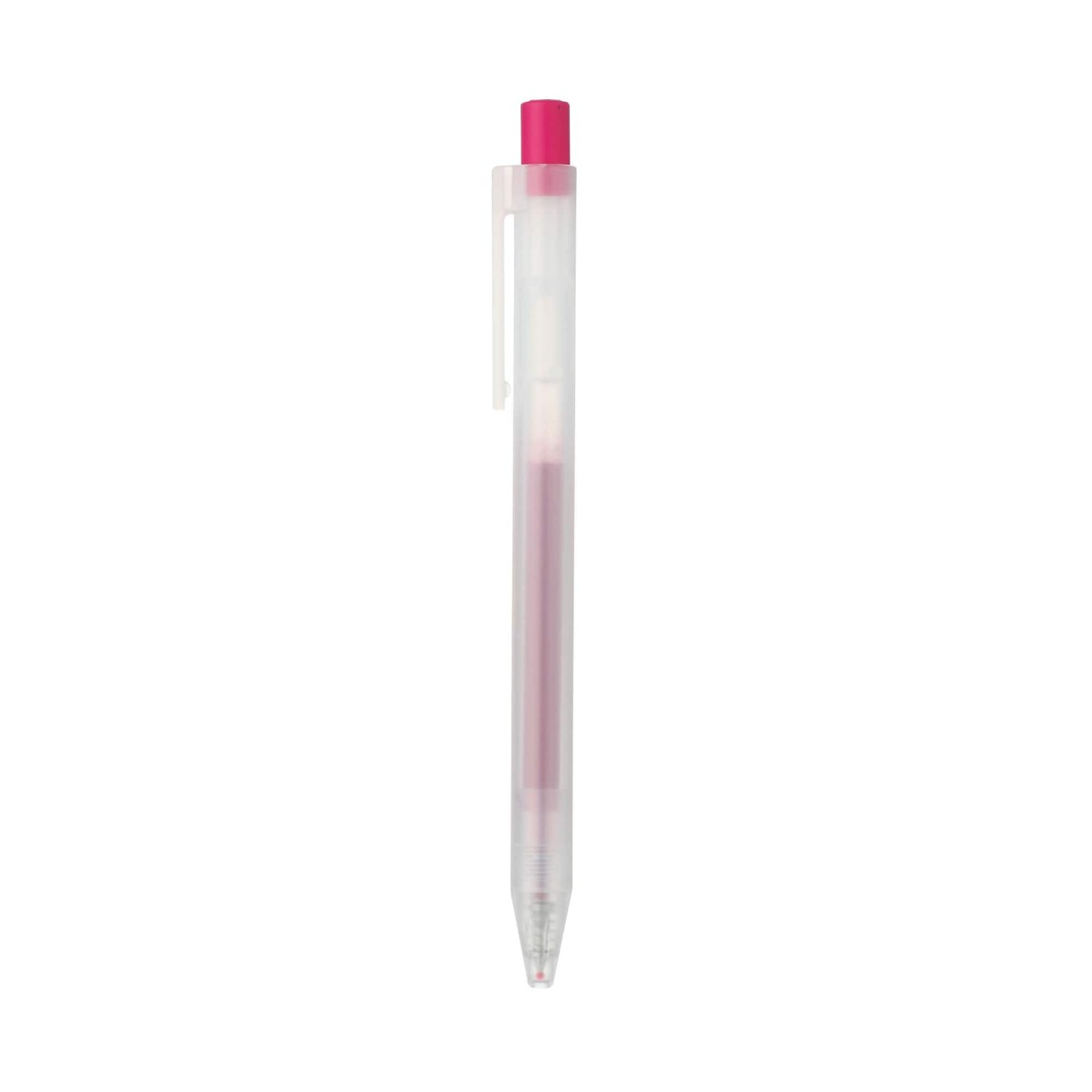 Bút Bi Bấm 0.5mm - Tím Đỏ MUJI