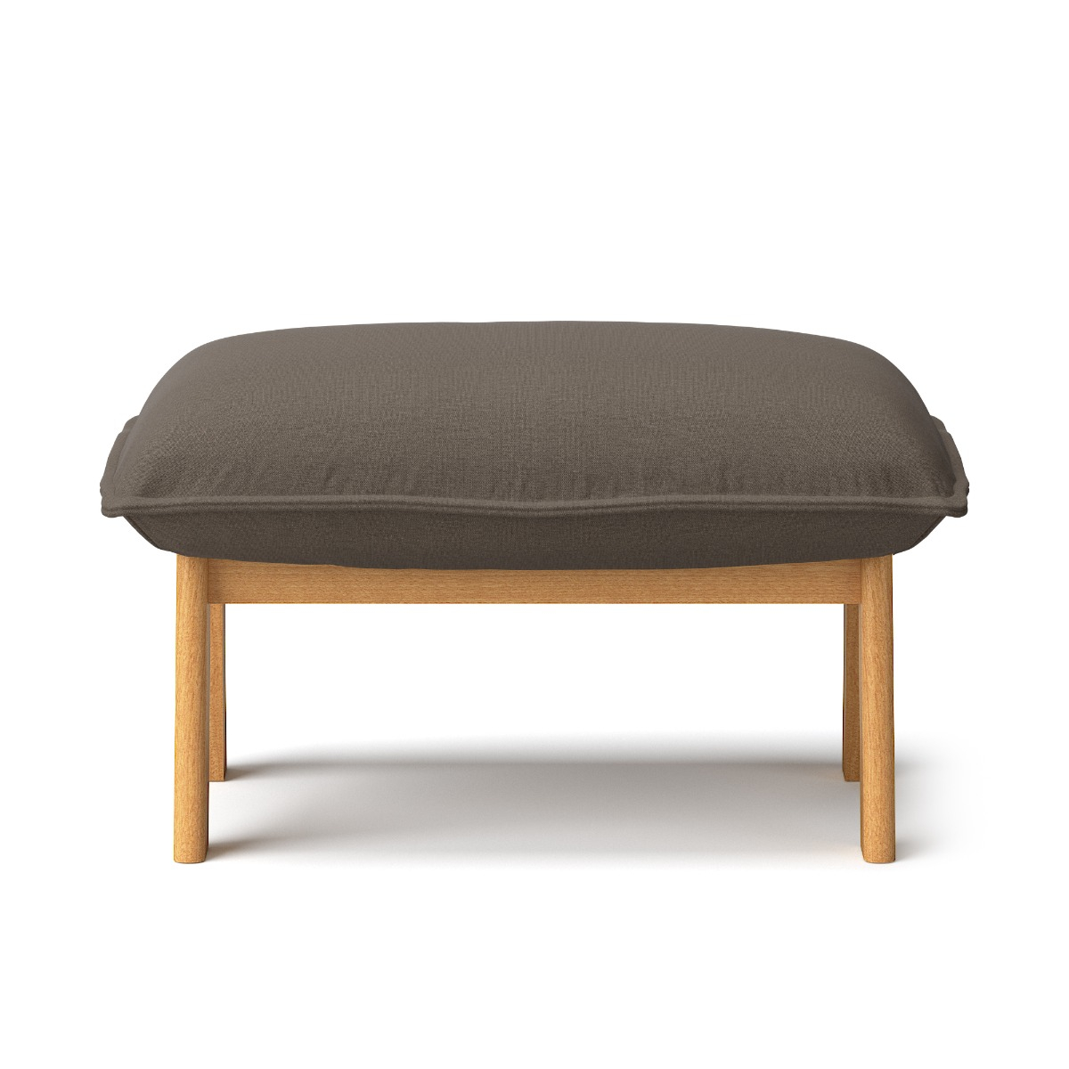 MUJI Vỏ Ghế Đôn Gác Chân Canvas - Nâu