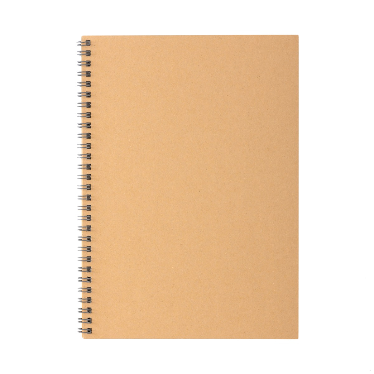 Sổ Lò Xo Kép B5 80 Tờ Trơn - Be MUJI