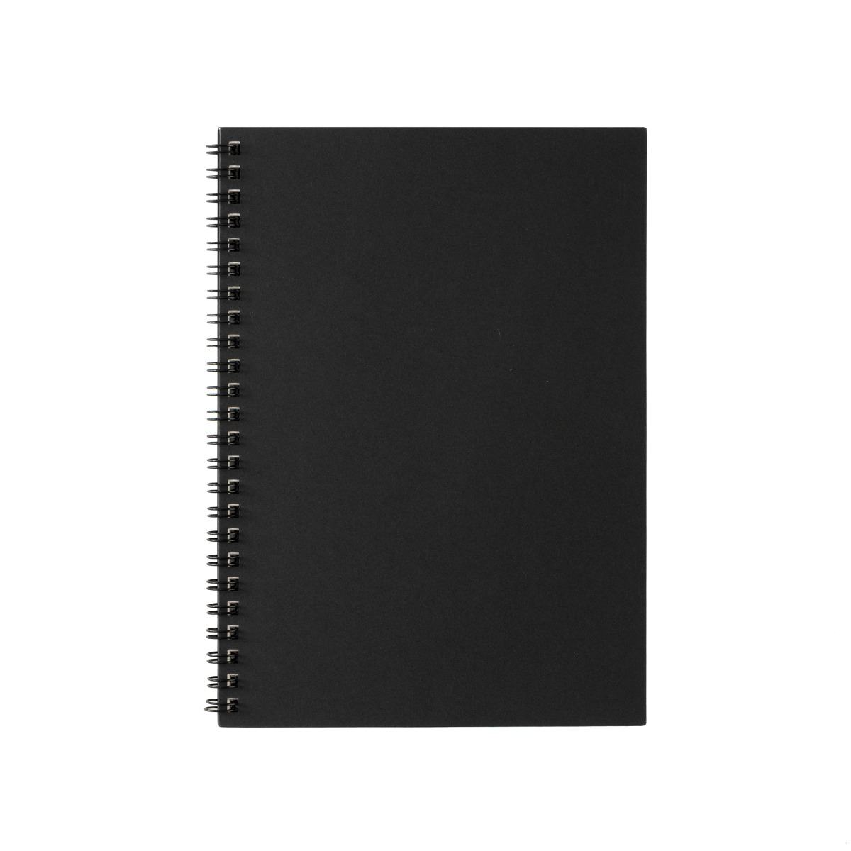 Sổ Lò Xo Kép A5 80 Tờ Trơn - Xám Đậm MUJI