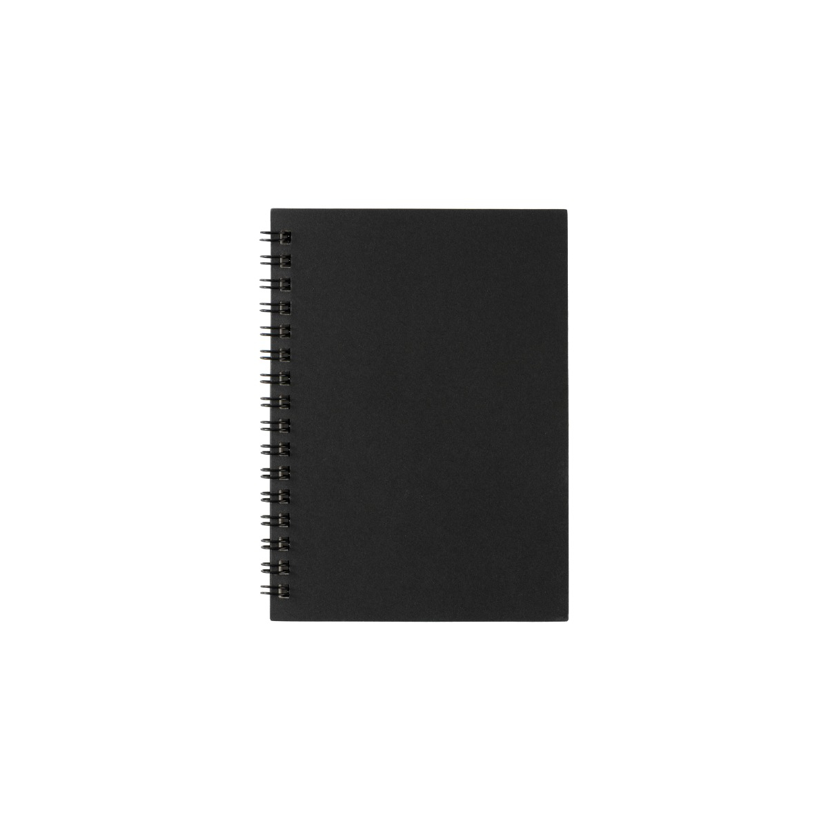 Sổ Lò Xo Kép A6 80 Tờ Trơn - Xám Đậm MUJI