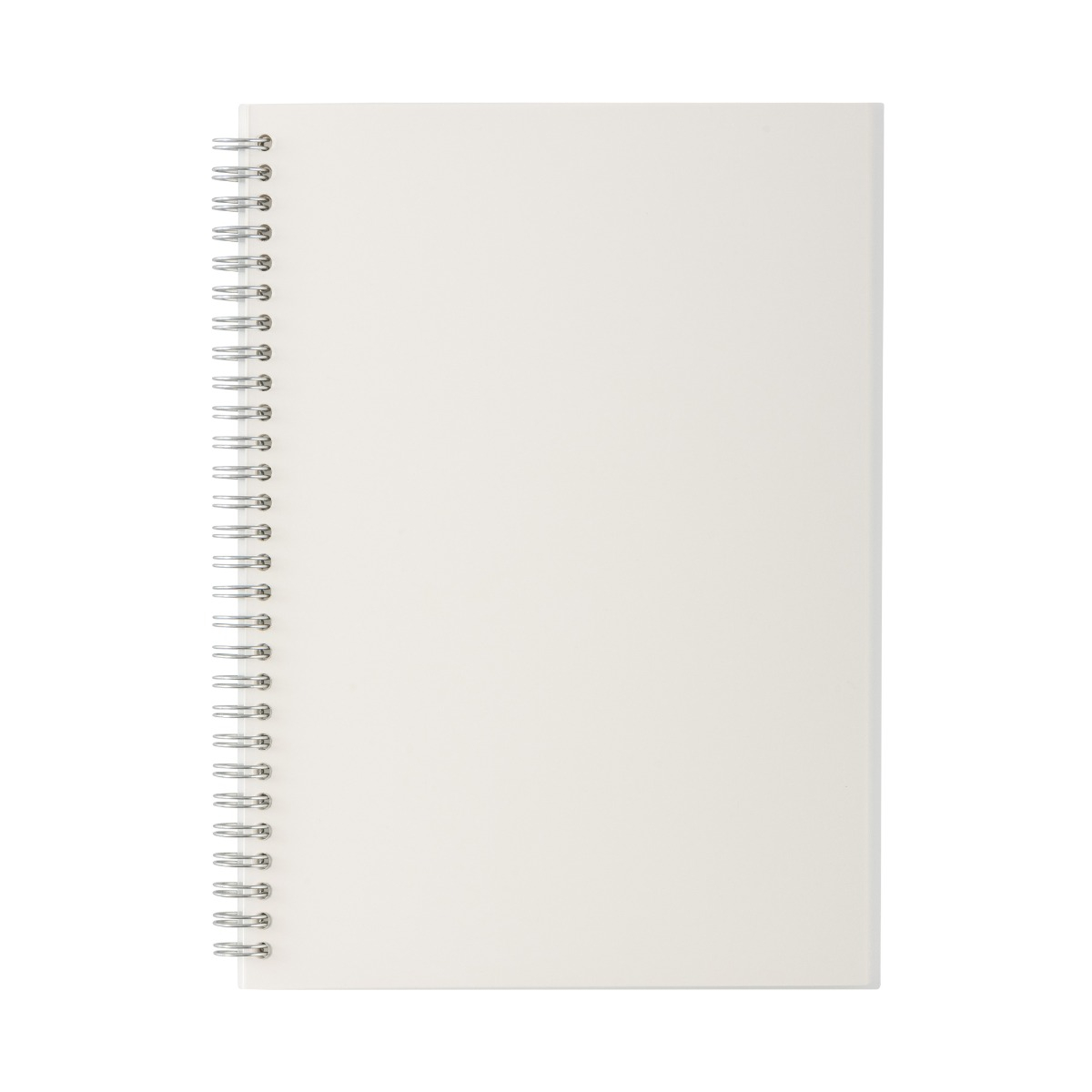 Sổ Lò Xo Kép Bìa Nhựa B5 90 Tờ - Chấm Tròn MUJI