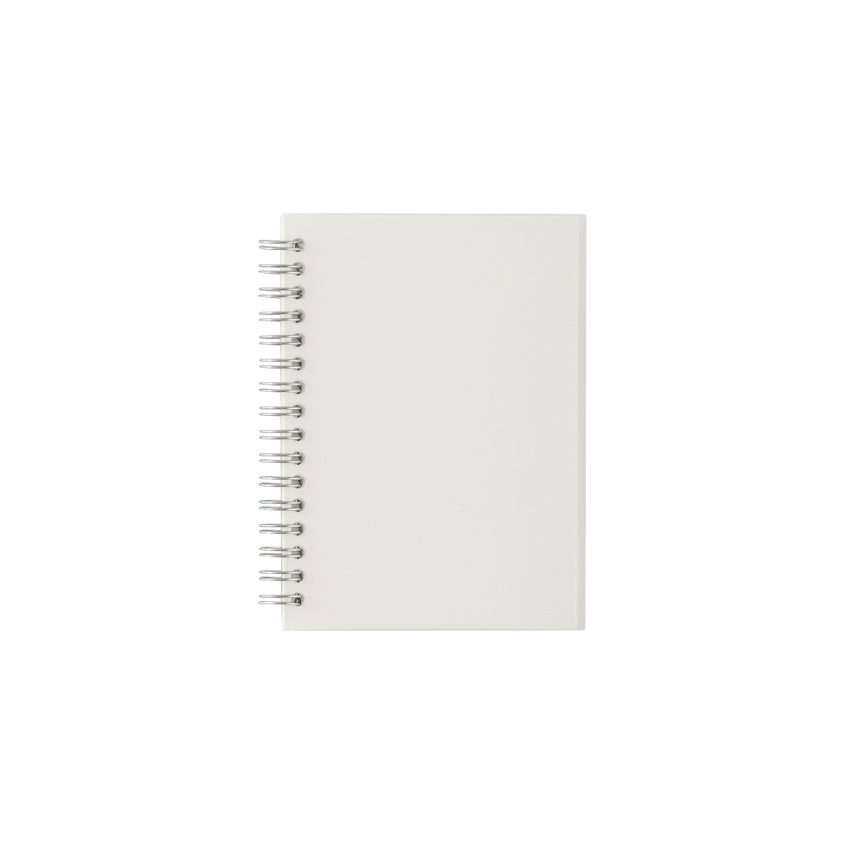 Sổ Lò Xo Kép Bìa Nhựa A6 90 Tờ - Chấm Tròn MUJI