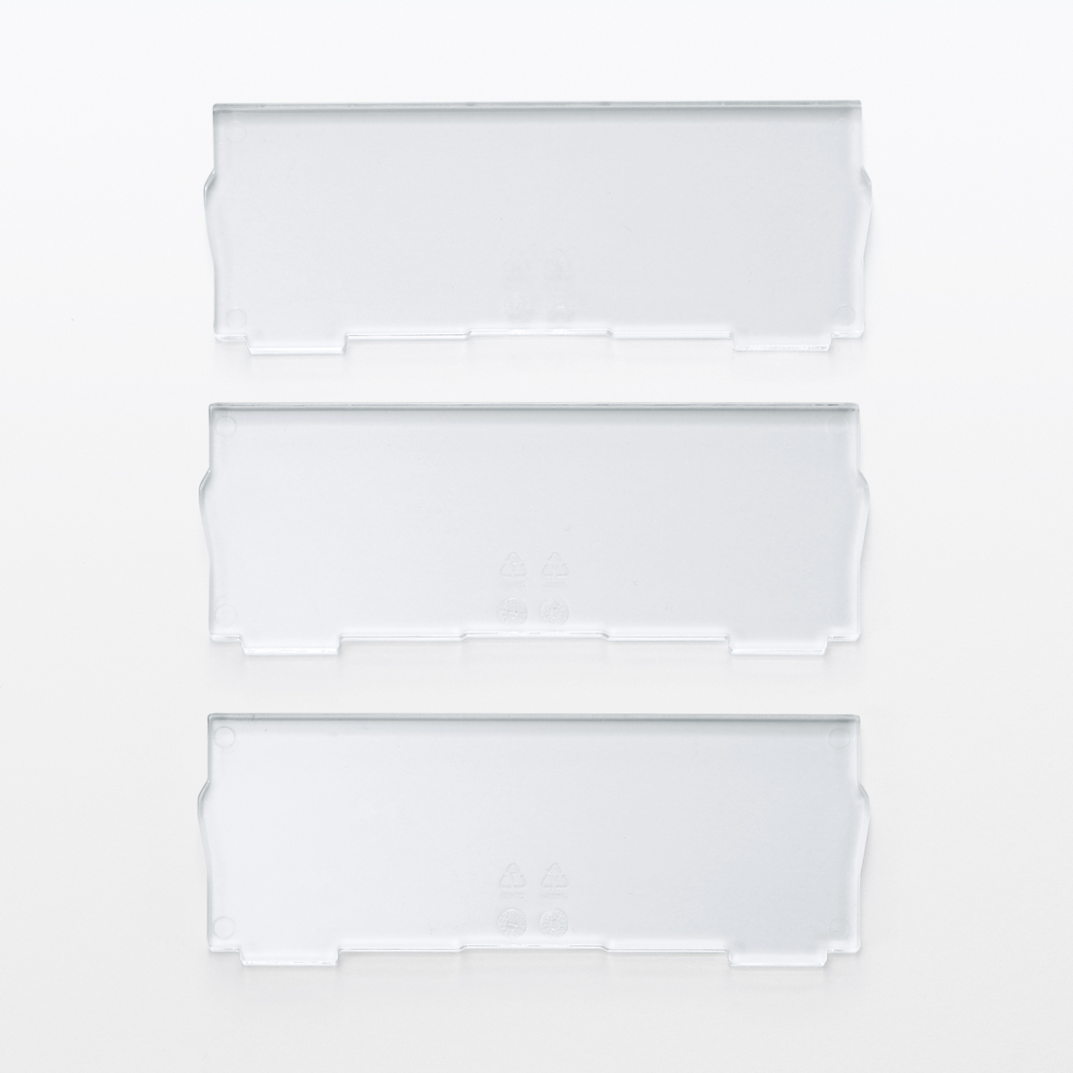 P) Acrylic storage box 6 drawers / Partition
