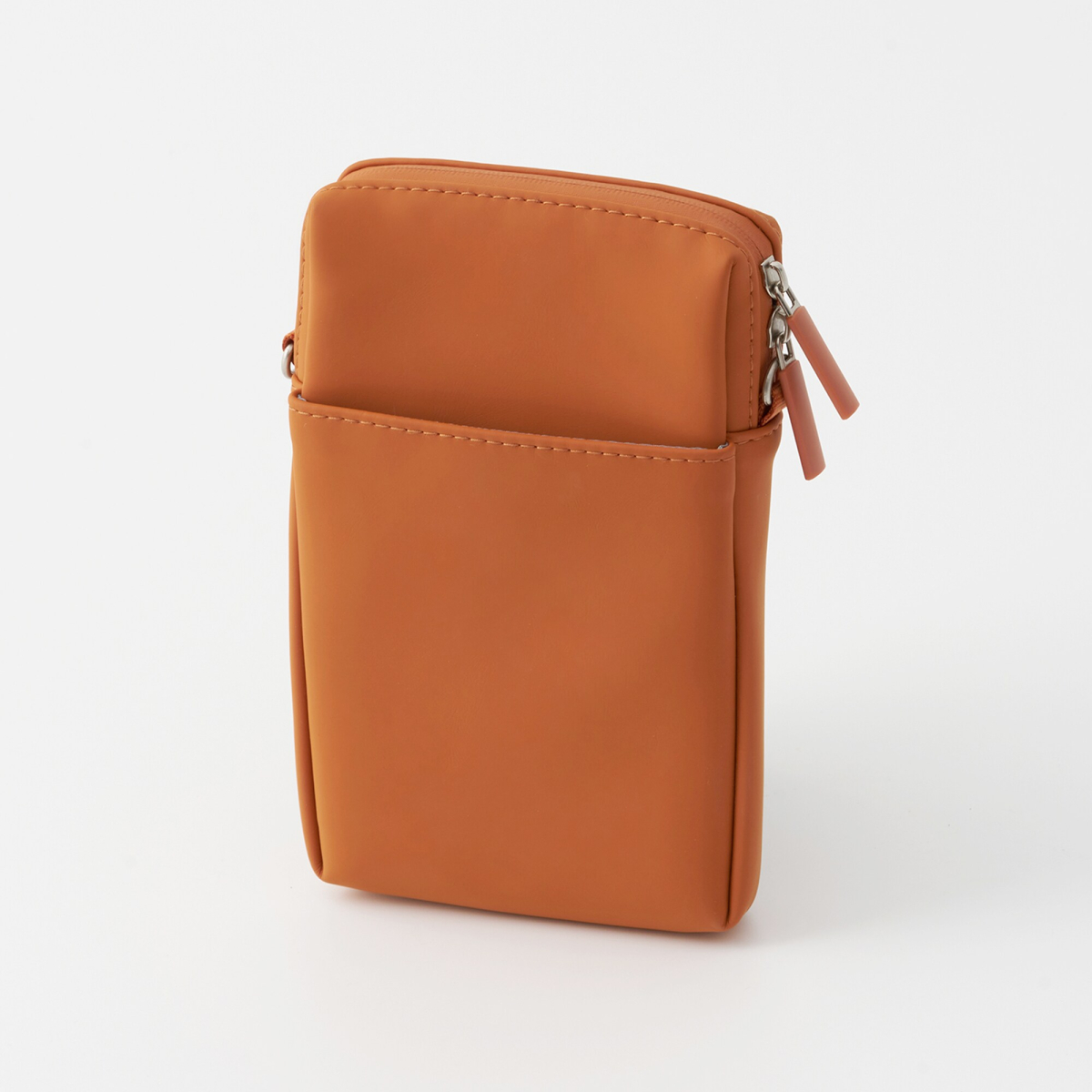 MUJI Túi Tiện Ích Đựng Phụ Kiện Hình Vuông Loại Dọc Màu Cam