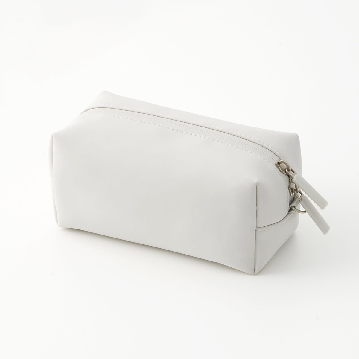 MUJI Túi Tiện Ích Đựng Phụ Kiện Hình Vuông Loại Dày Màu Xám S