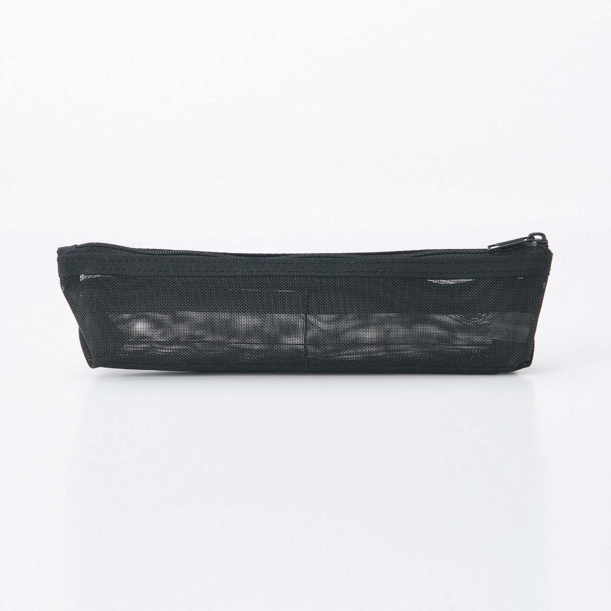 Hộp Bút Lưới Gusset W185*H50 - Đen MUJI