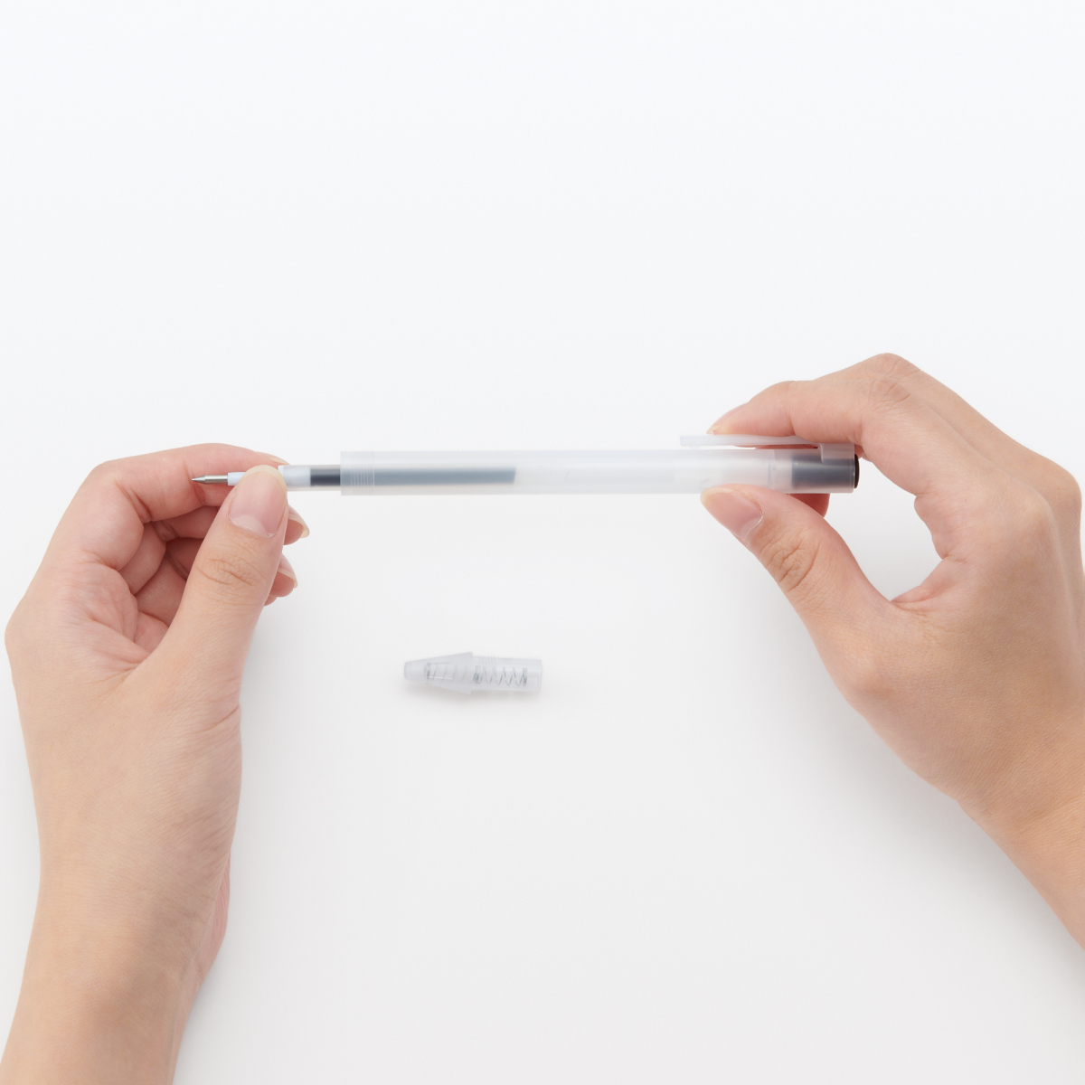 Smooth Gel Ink Ballpoint Pen Knock Type