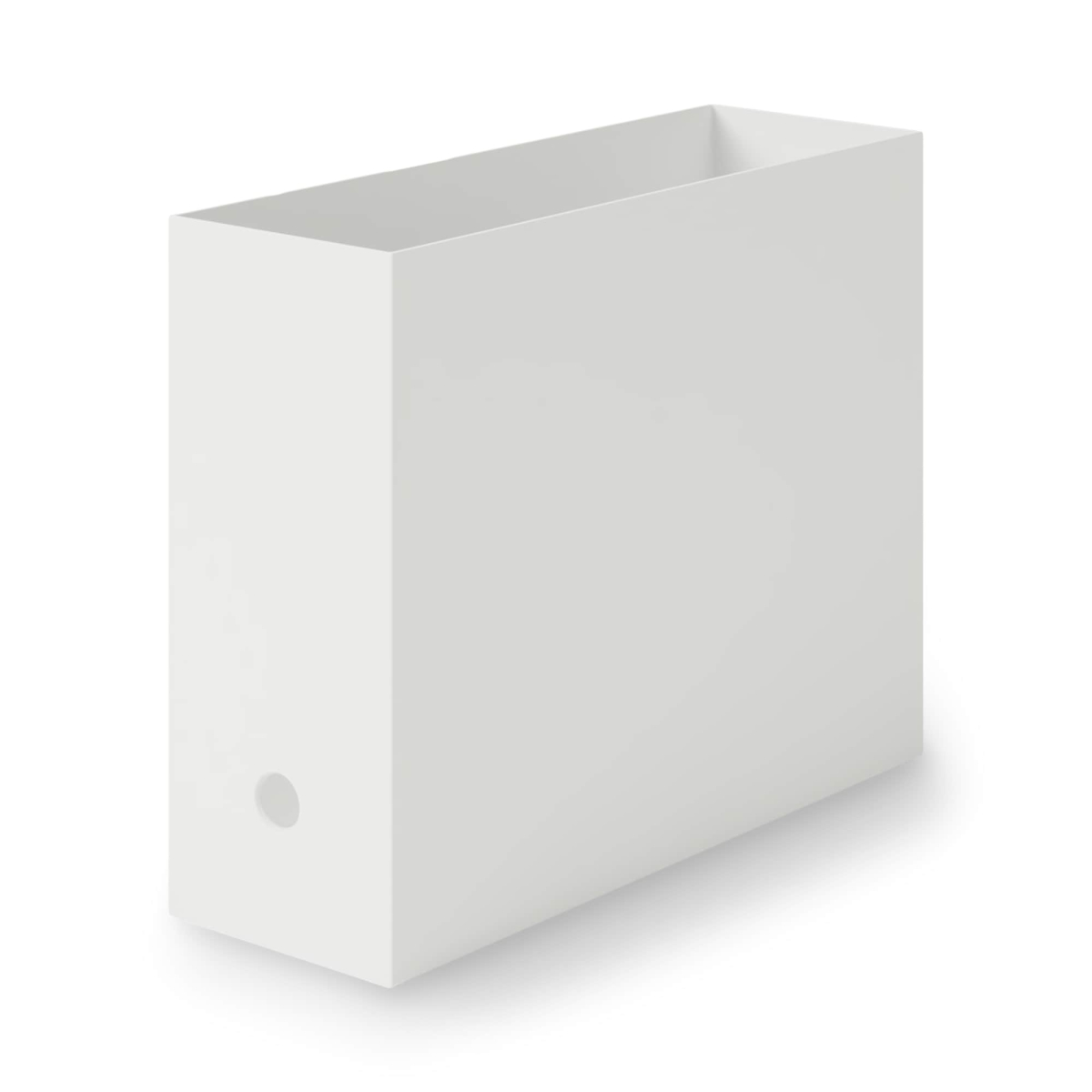 Polypropylene file box Standard A4 White grey