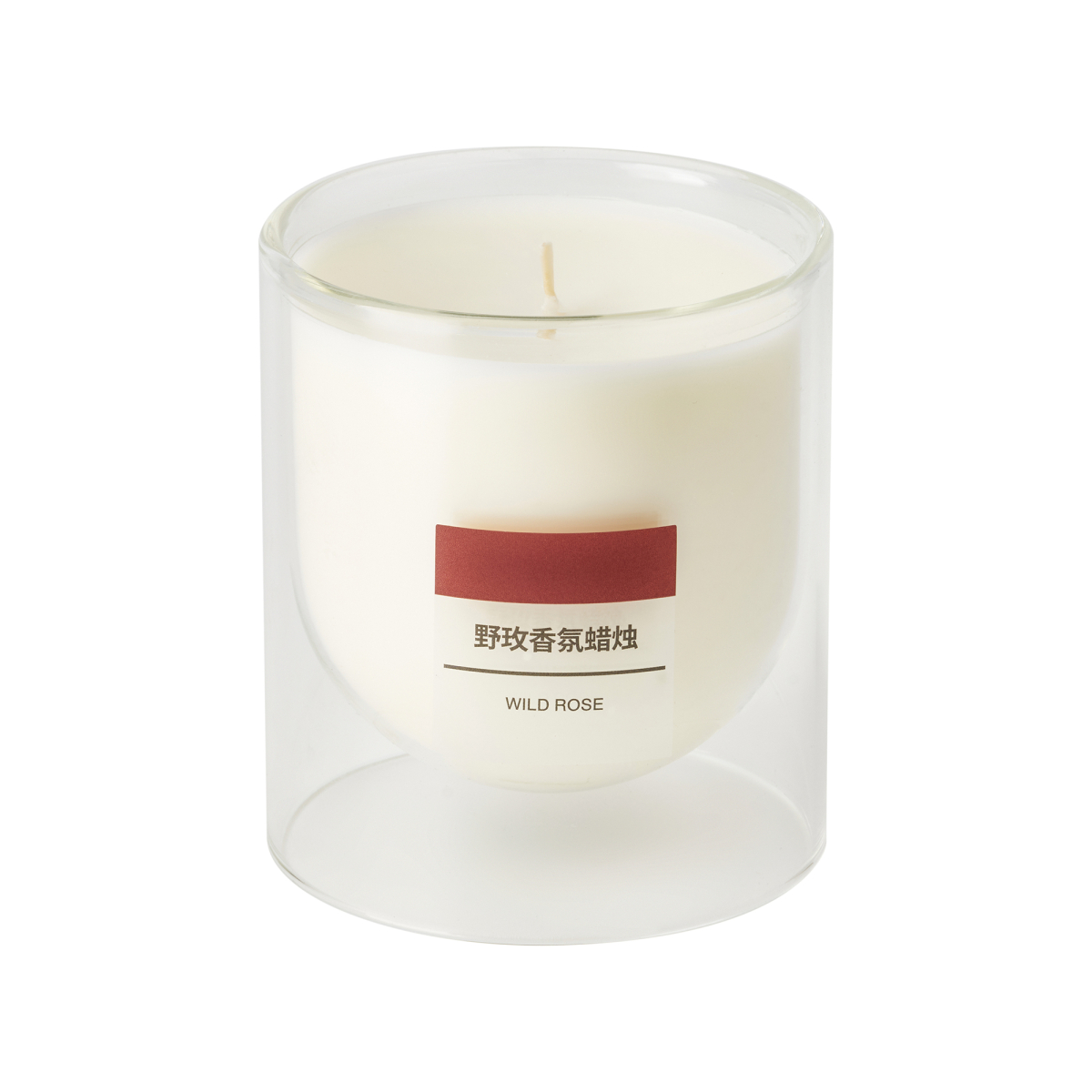 Fregrance Candle W Wall Grass Type Wild Rose