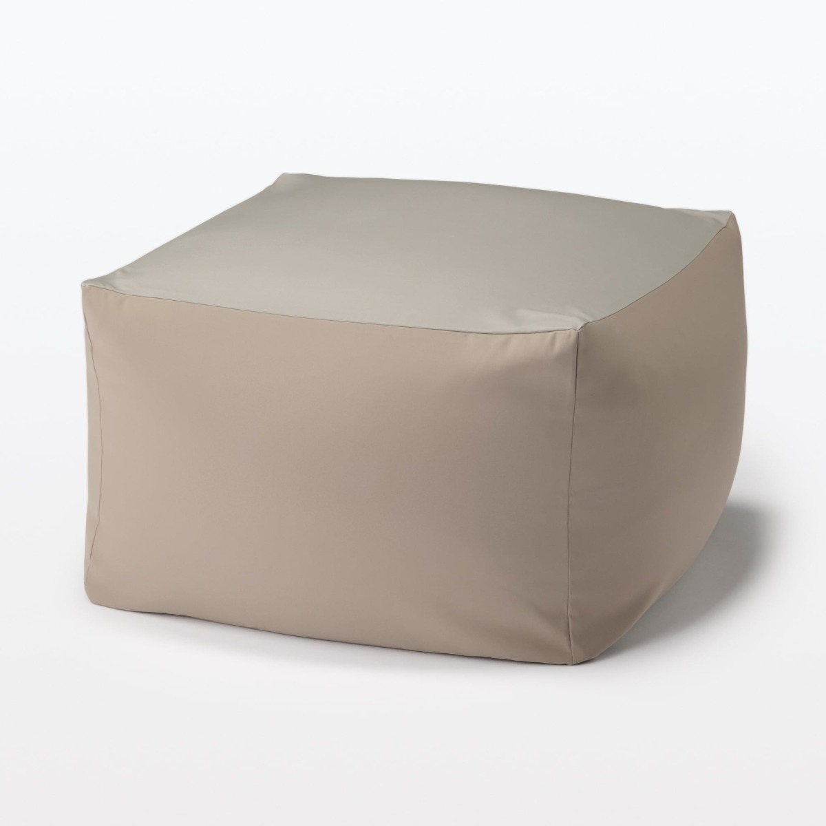 Vỏ ghế lười polyester trơn - Màu Be Xám