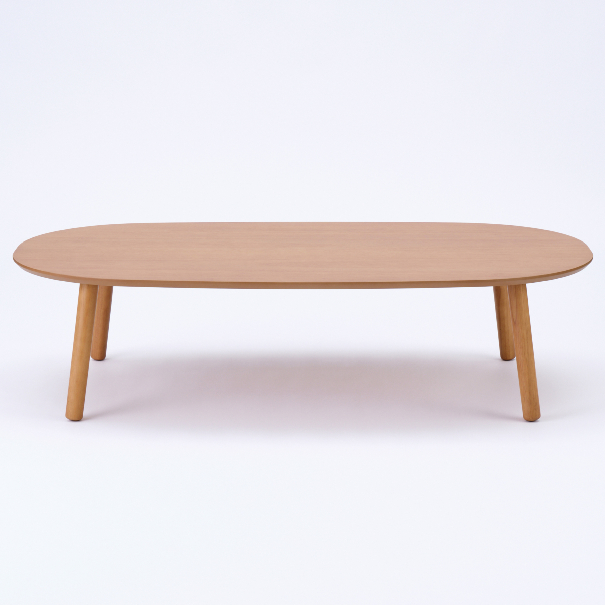 Wooden Low Table Oval L