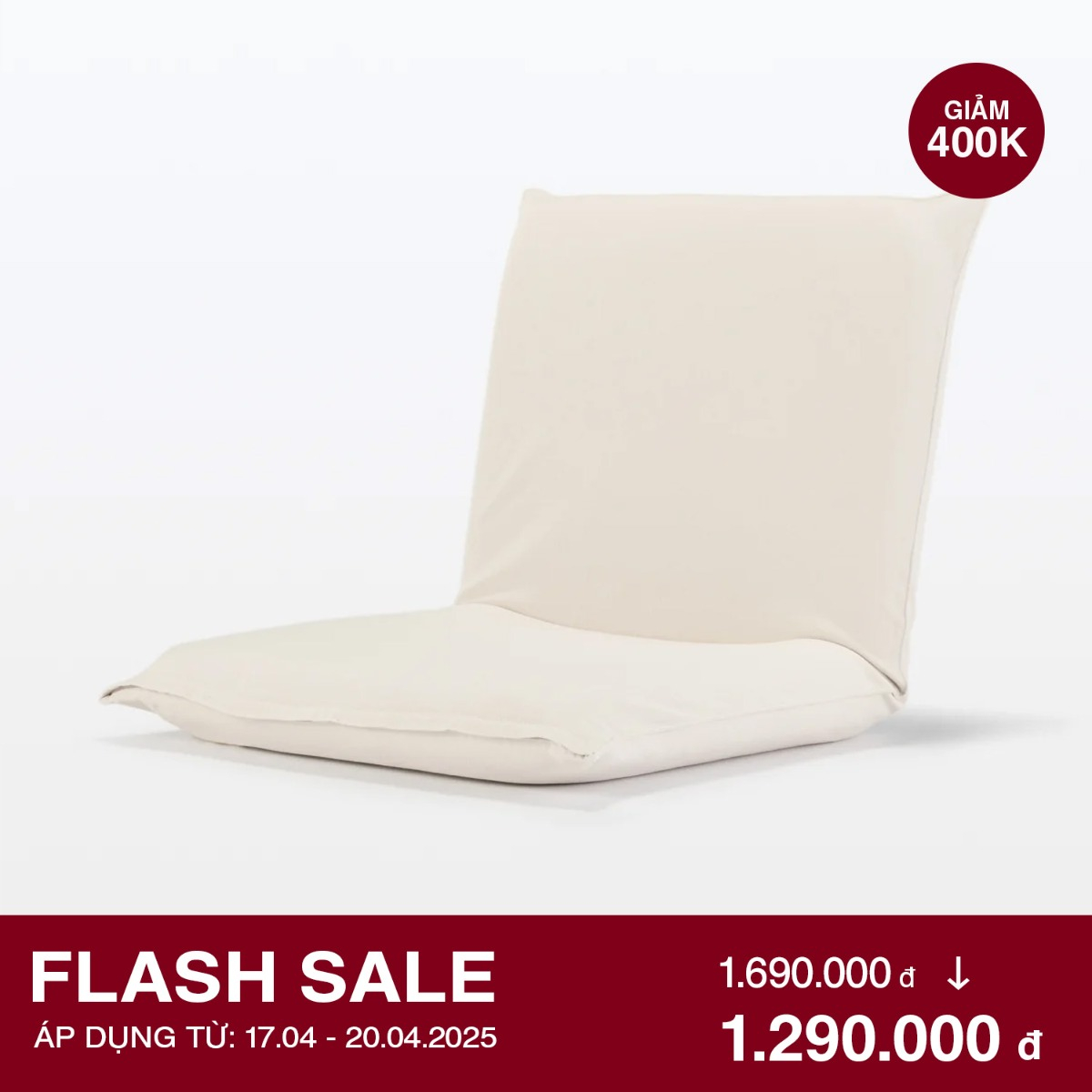Floor Chair L Cotton Canvas