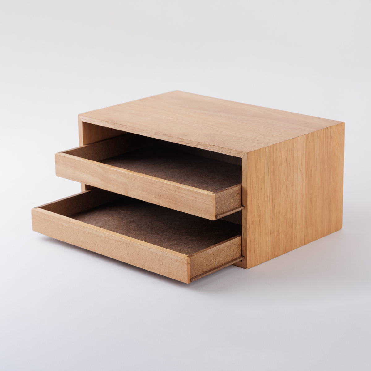 [A]Hộp Gỗ 2 Khay Kéo