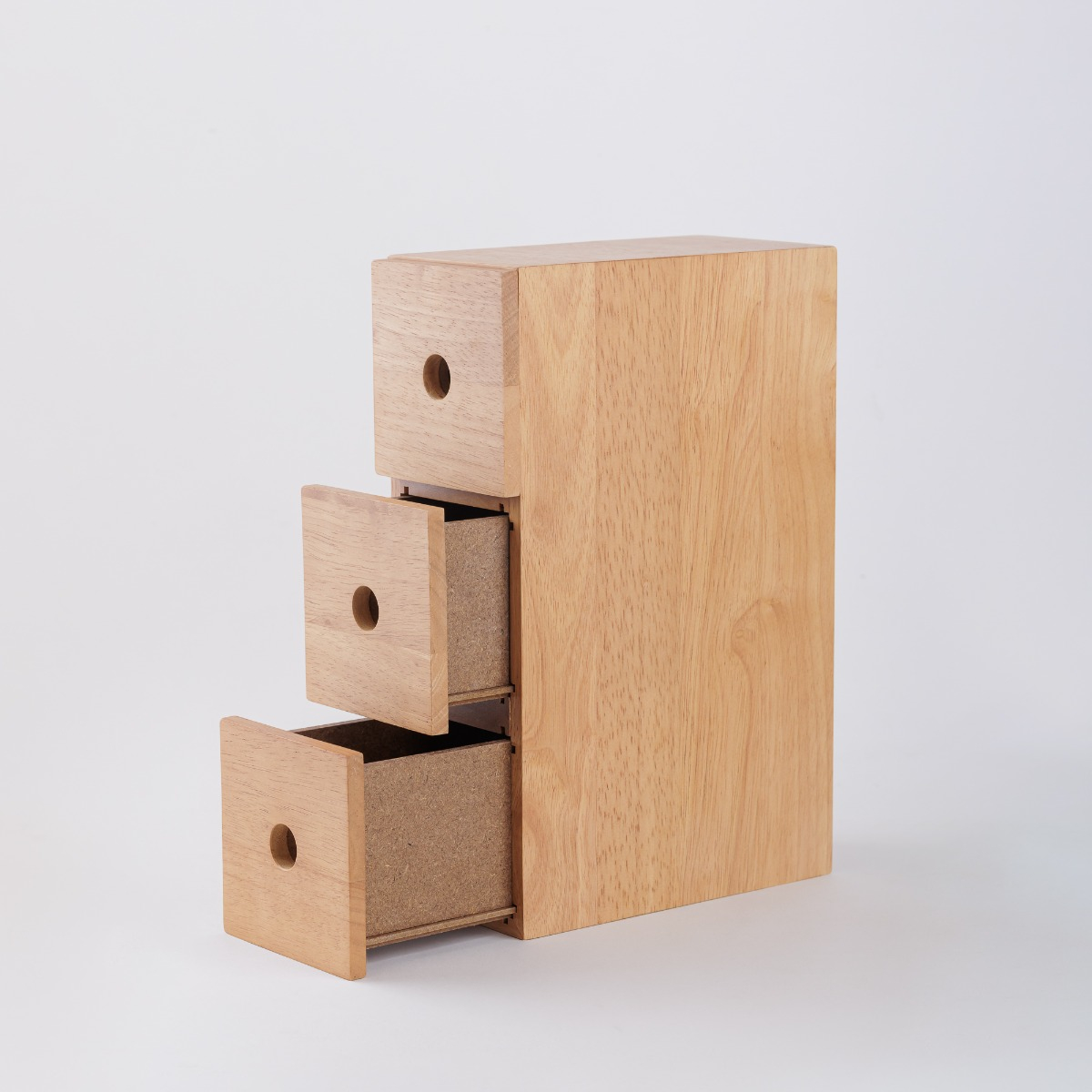 [A] Hộp Gỗ 3 Ngăn Kéo