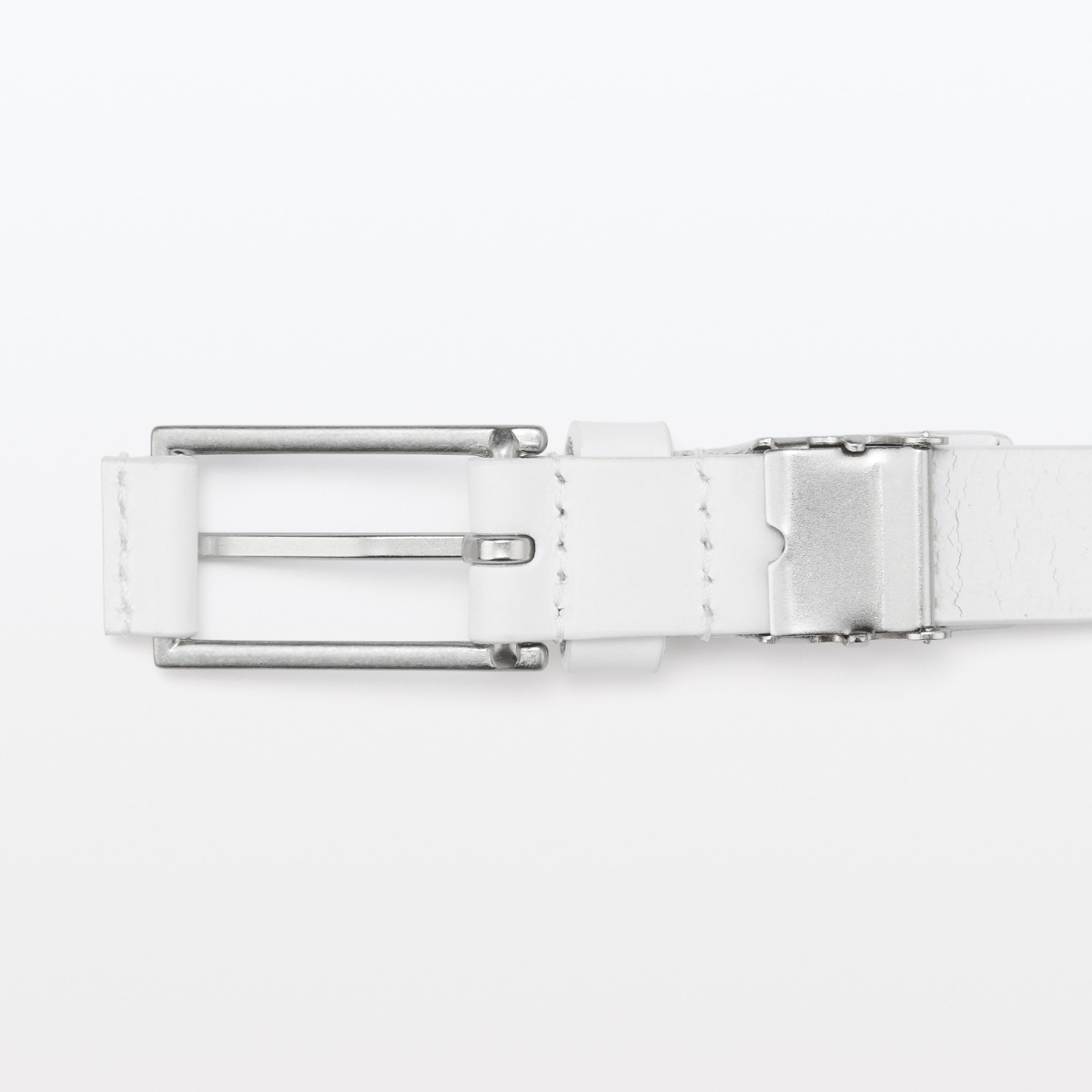 Vegetable Tanned Leather Adjustable Length Slim Belt