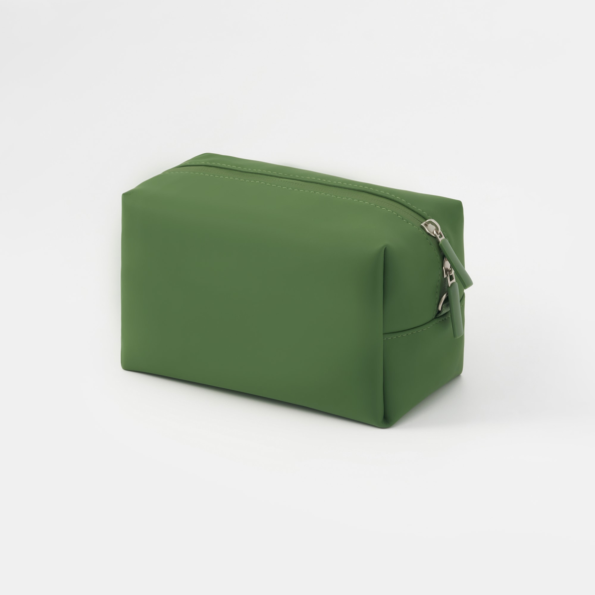 MUJI Túi Tiện Ích Đựng Phụ Kiện Vuông Loại Dày Màu Xanh Rêu M