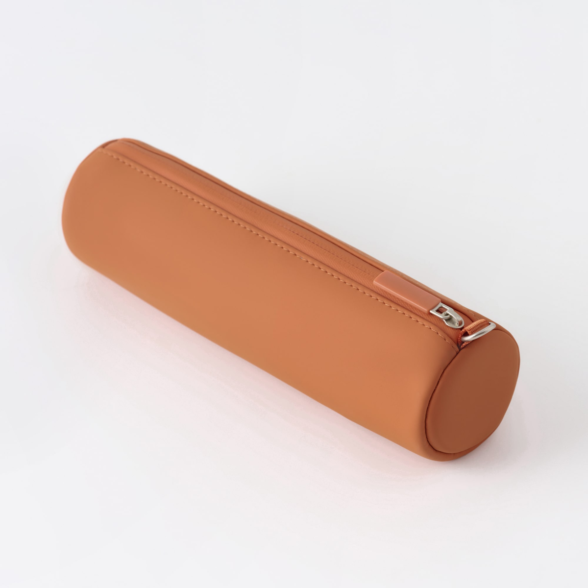 MUJI Túi Đựng Bút Hình Trụ - Cam