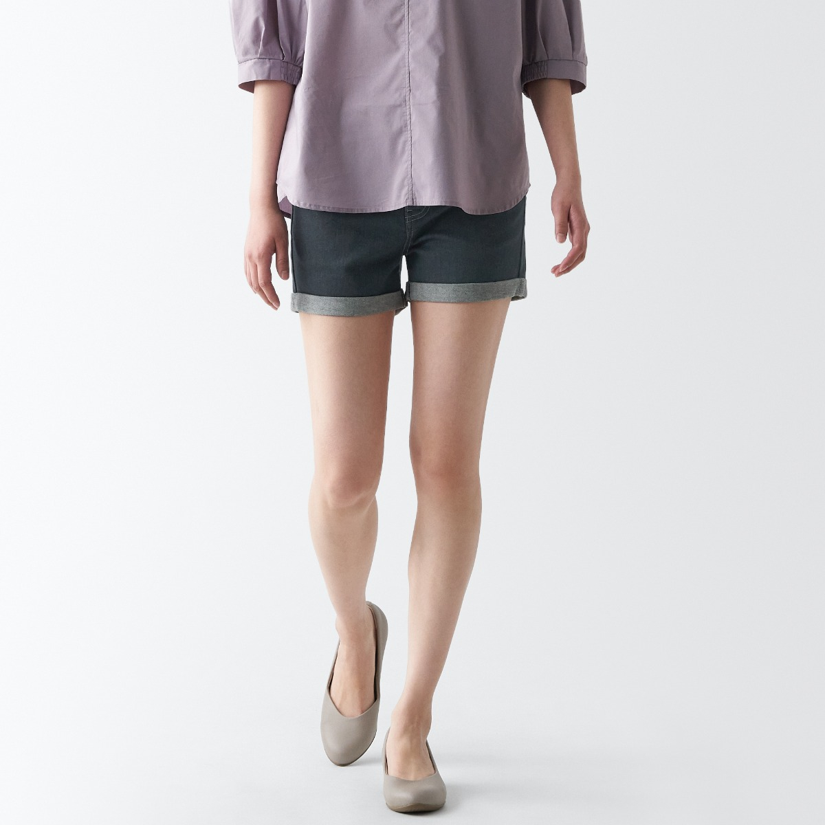 Denim Short Pants