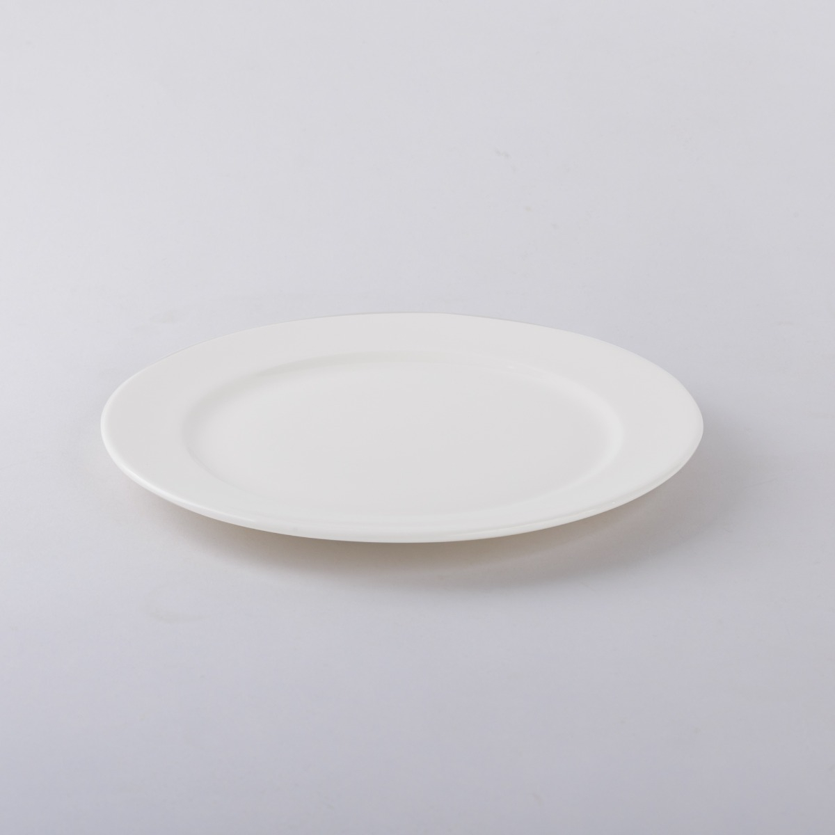 [A] Đĩa Sứ Phẳng Trắng - L MUJI