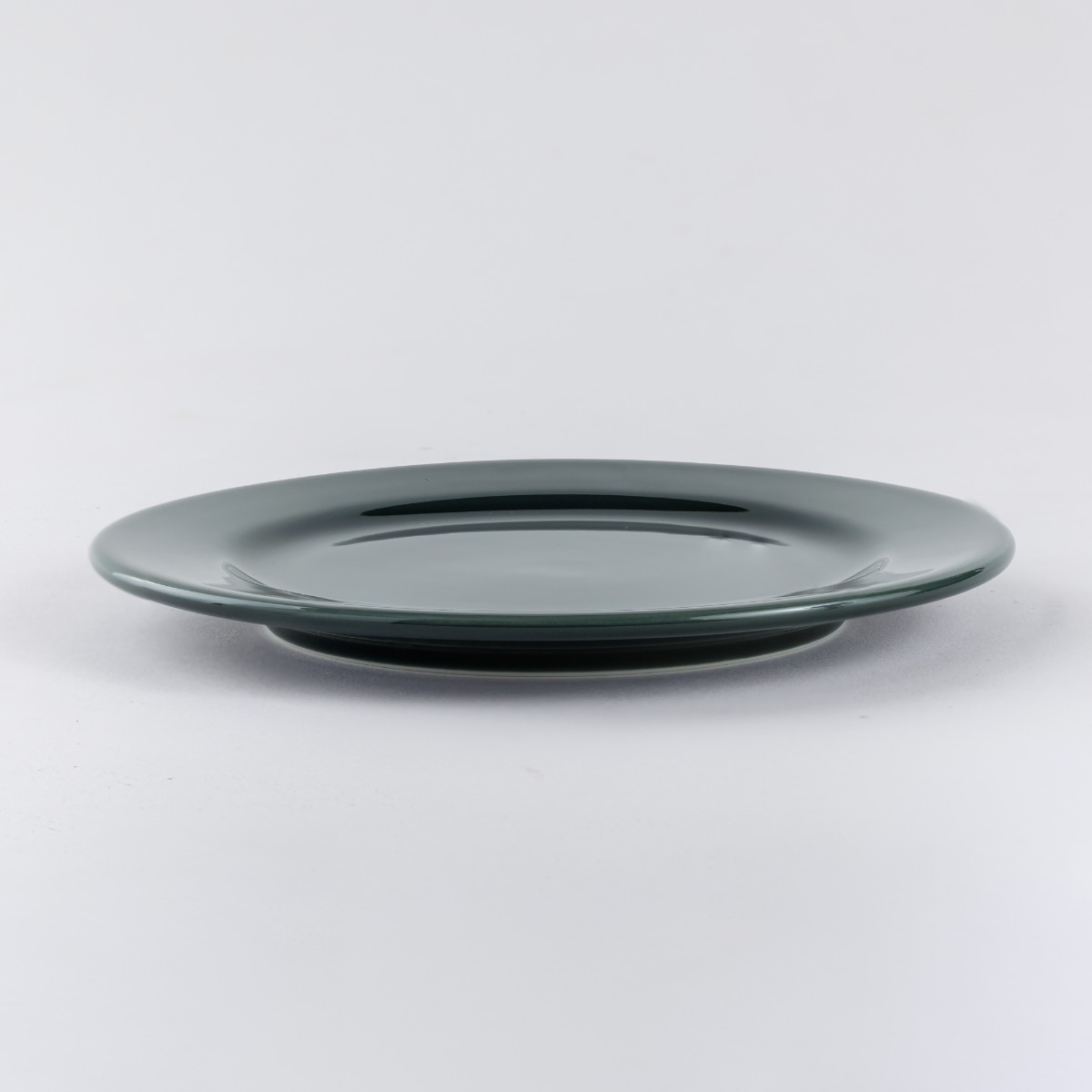 [A] Đĩa Sứ Phẳng Xanh Lá - L MUJI