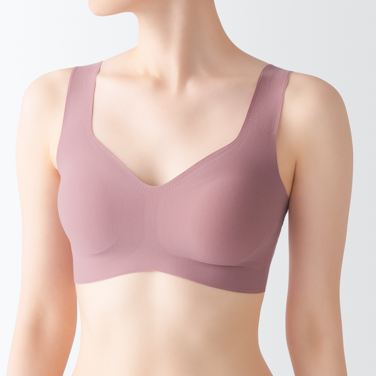 W'S Seamless Stretch Half Top Bra